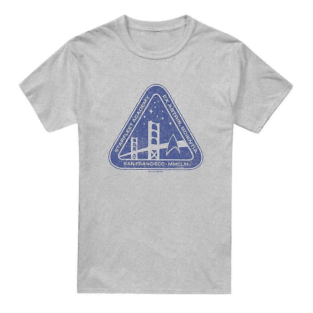 Star Trek férfi distressed logós póló