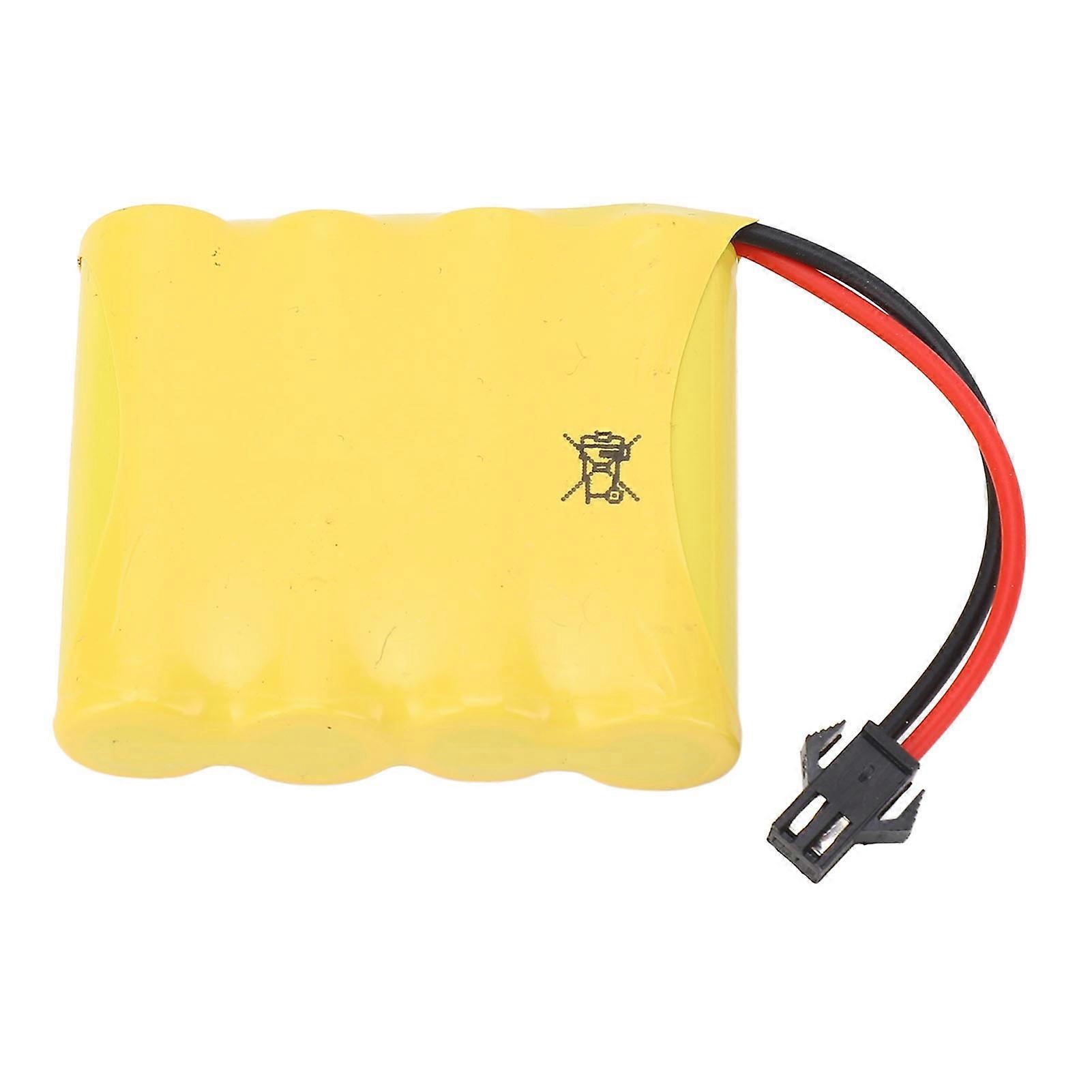 4.8V 700mAh Lithium Rechargeable Battery with SM 2P Plug Lightweight RC Excavator Lithium Battery For 1/18 RC Truck