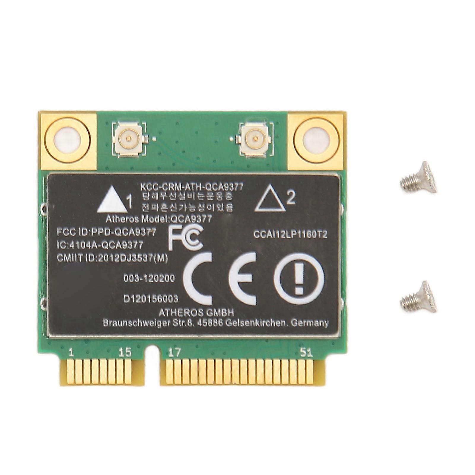 Mini PCIE Dual Band WiFi Bluetooth 4.2 433Mbps High Speed Wireless Network Card Adapter for Windows 7 8 10