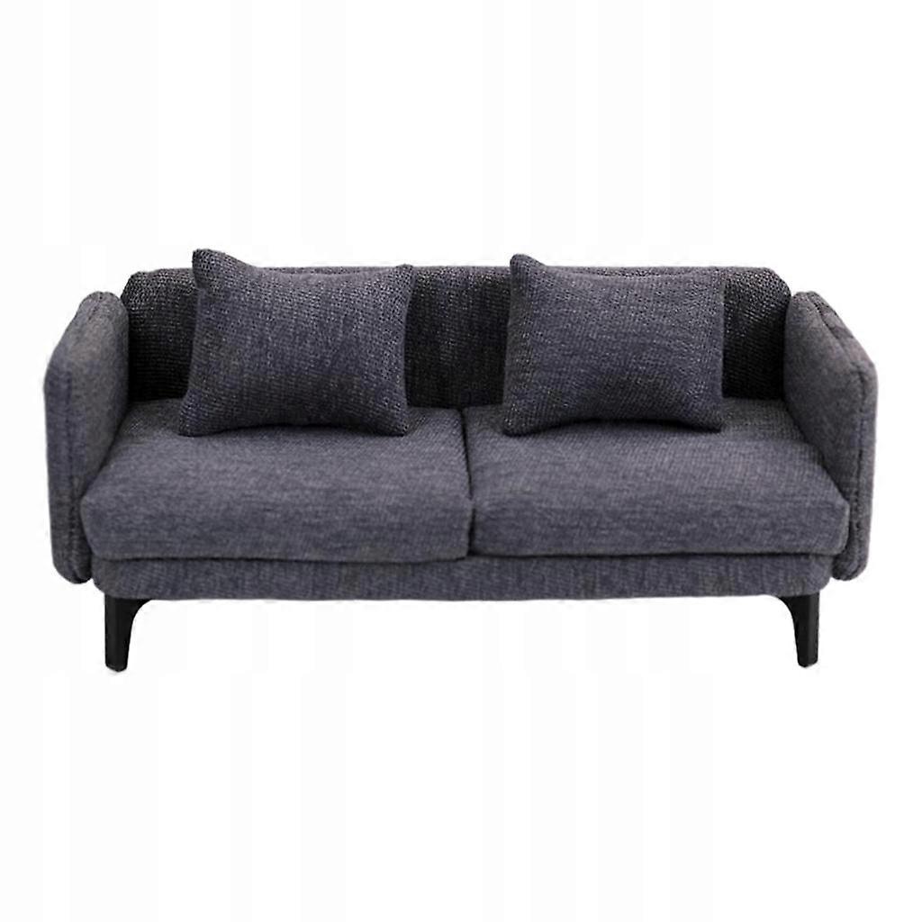 Miniature Sofa For A Dollhouse. Dollhouse For