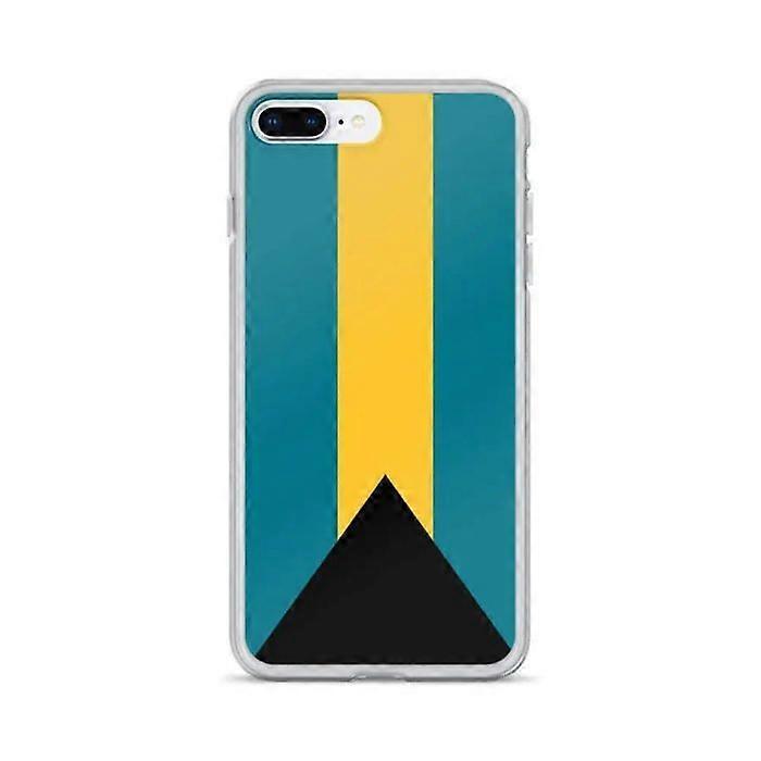 iPhone Case - Bahamas - Flag - Soft - Multicolored - Vertical Model
