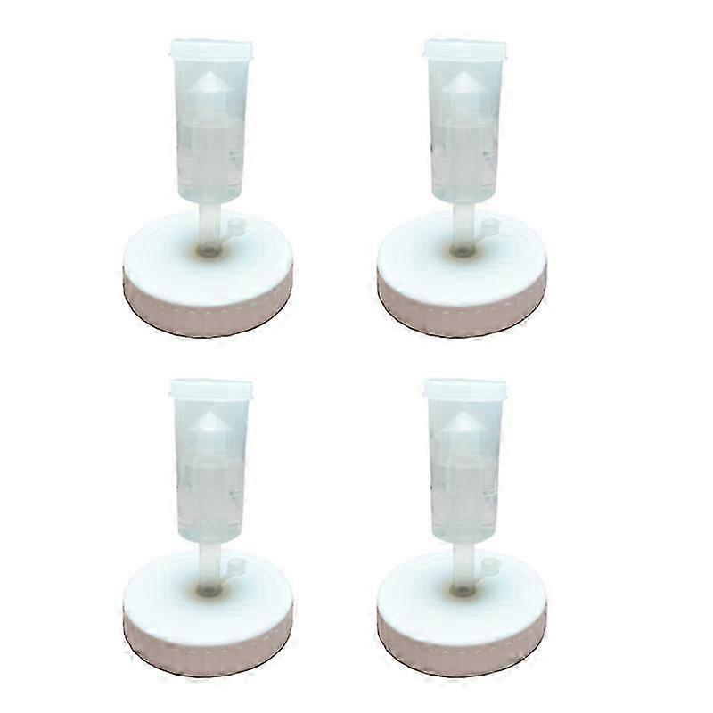 4Pc Mouth Jars Lids Fermenting Lids with Airlocks Fermentation Kit for Making Sauerkraut in Wide Mo