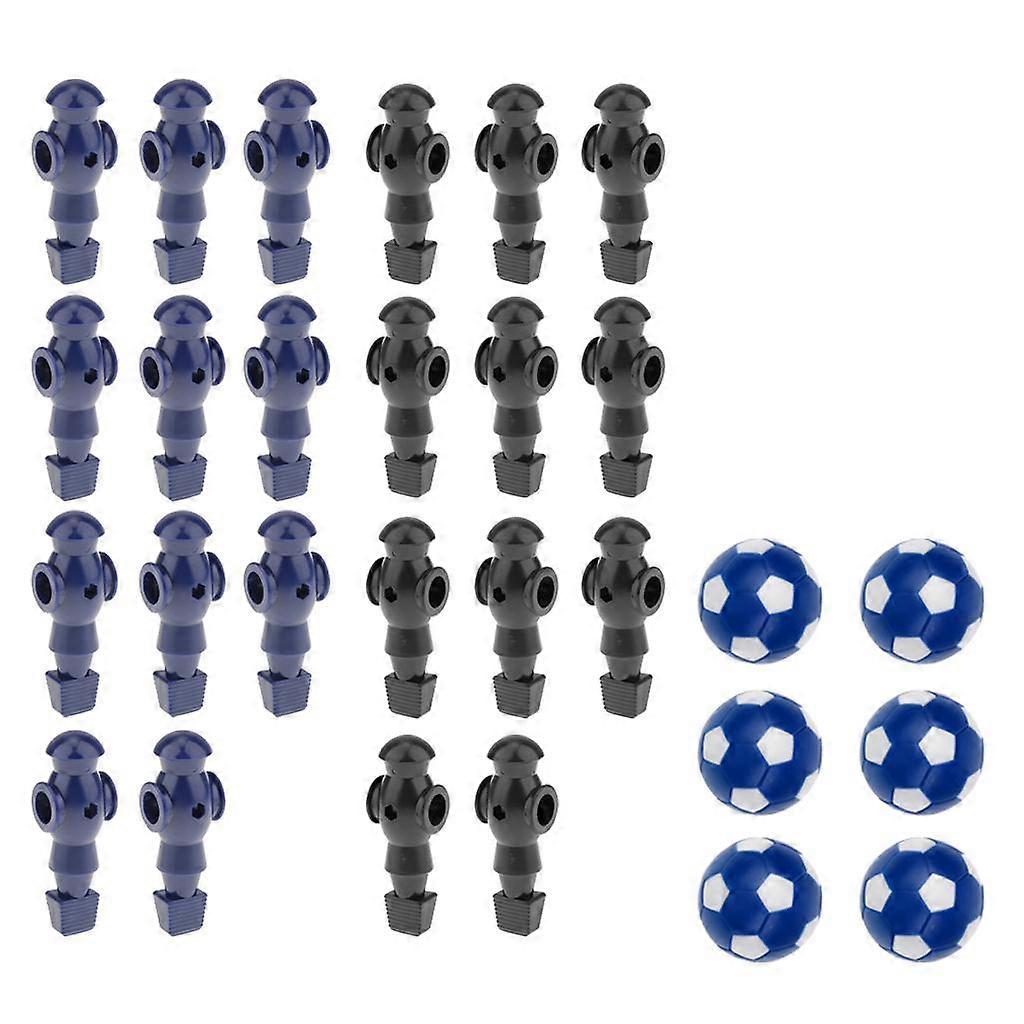 22 adet 5/8 "Langırt Masası Erkek Oyuncu + 6 adet Top Langırt Değiştirmeleri