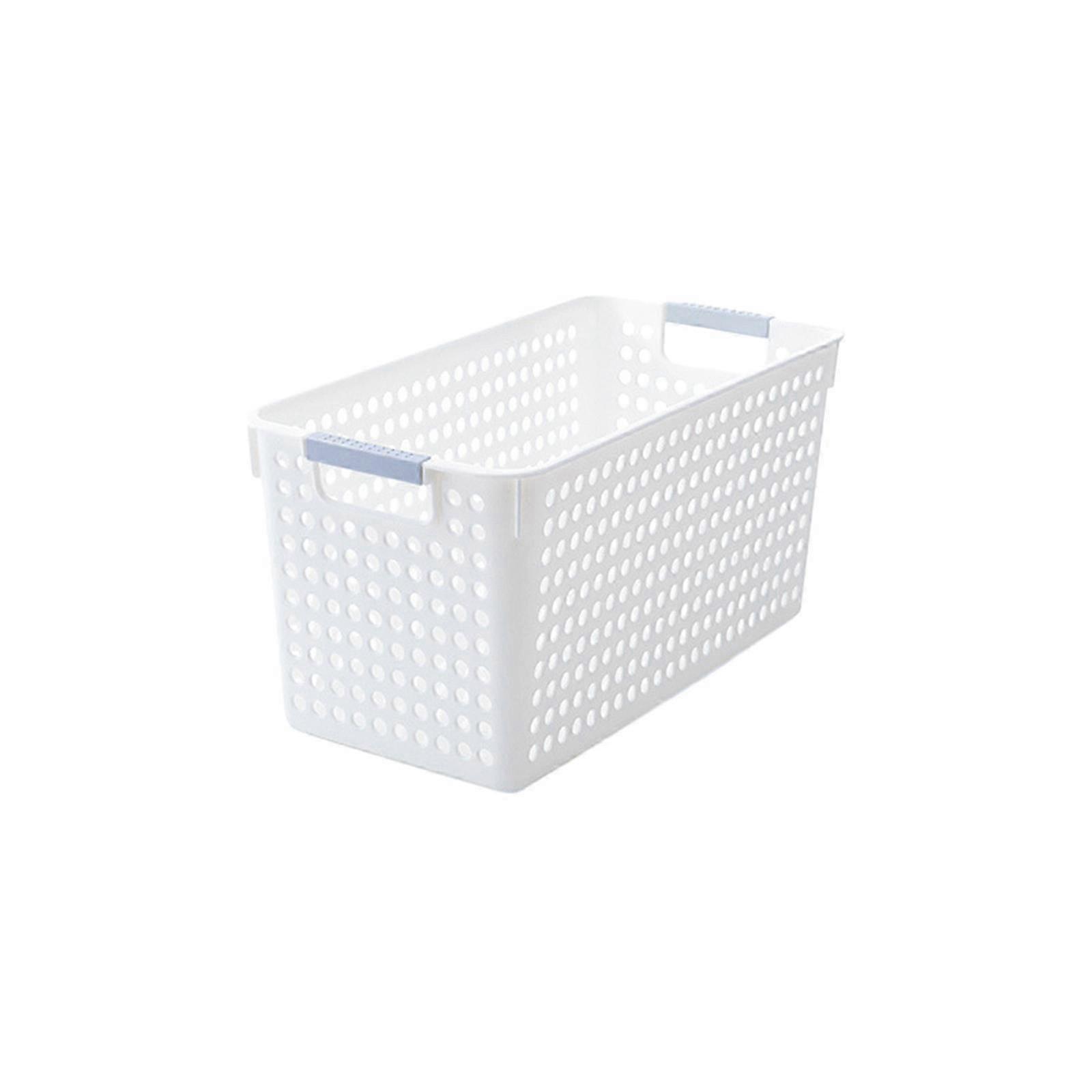 Space-Saving Foldable Laundry Basket with Silver Handle and Toy Storage