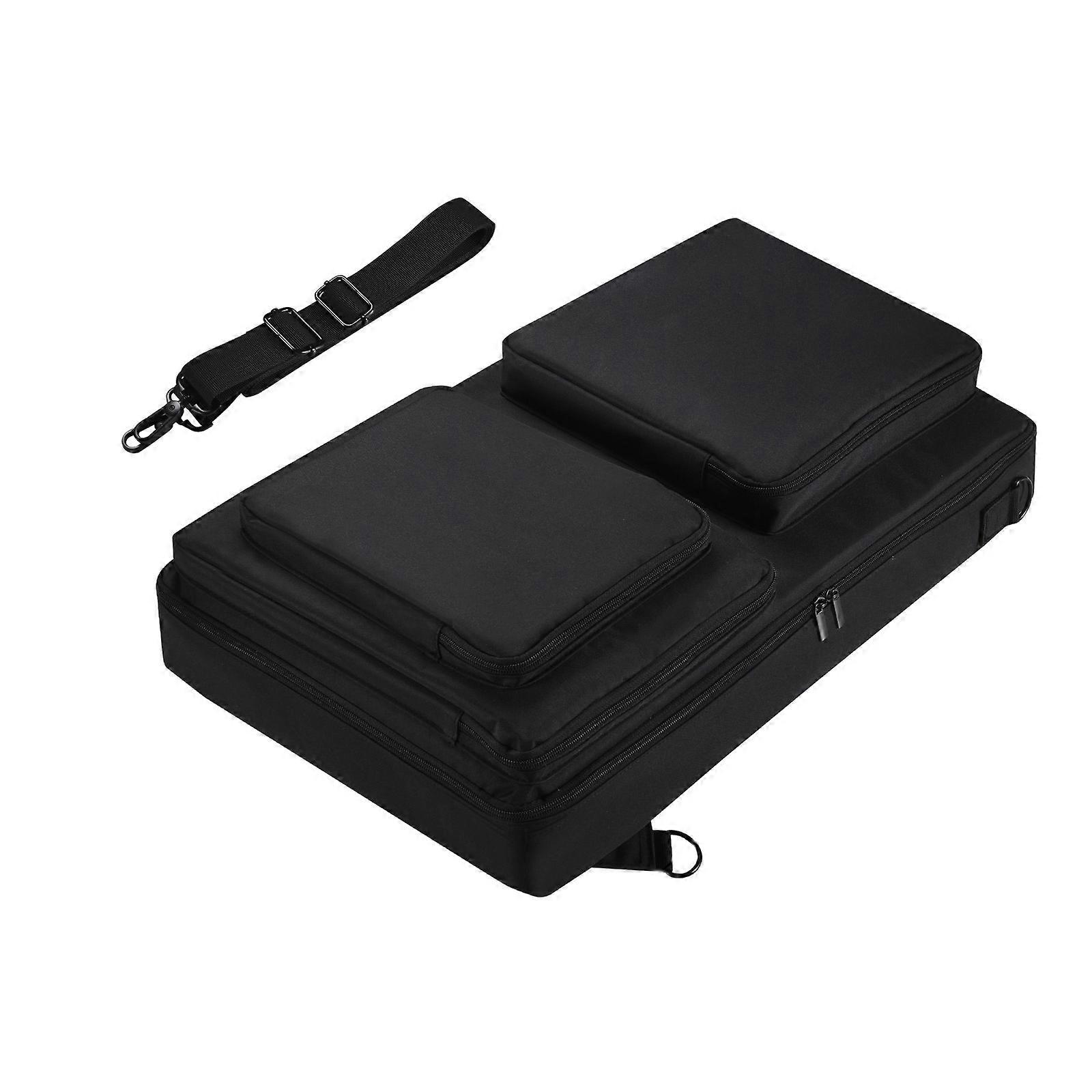 Portable Disc Player Controller Bag with Strap Travel Carrying Storage Holder Shoulder Organizers Compatible For DDJ SR2