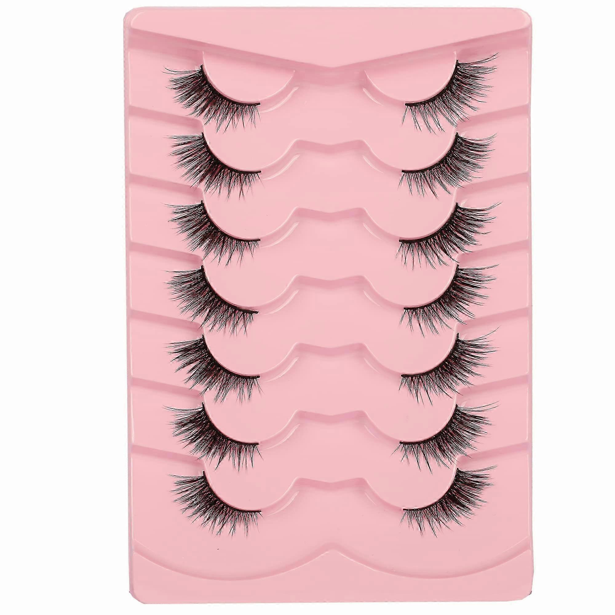 Fluffy Wispy Half Cat Eye Lashes 7 Pairs