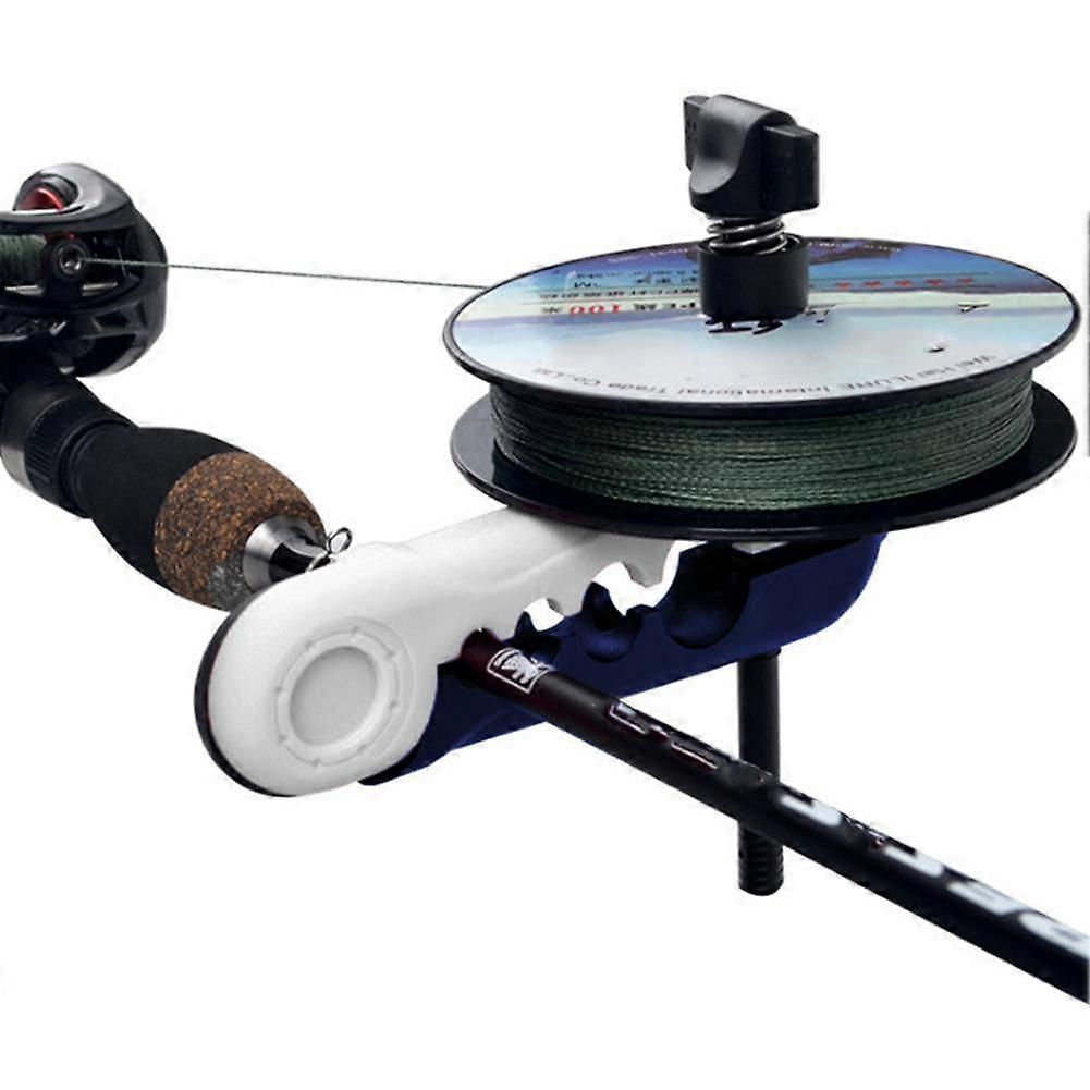 Red and white (A)$Fishing reel line winder fishing line winder multi-function fast sea rod casting rod convenient winding fishing accessories