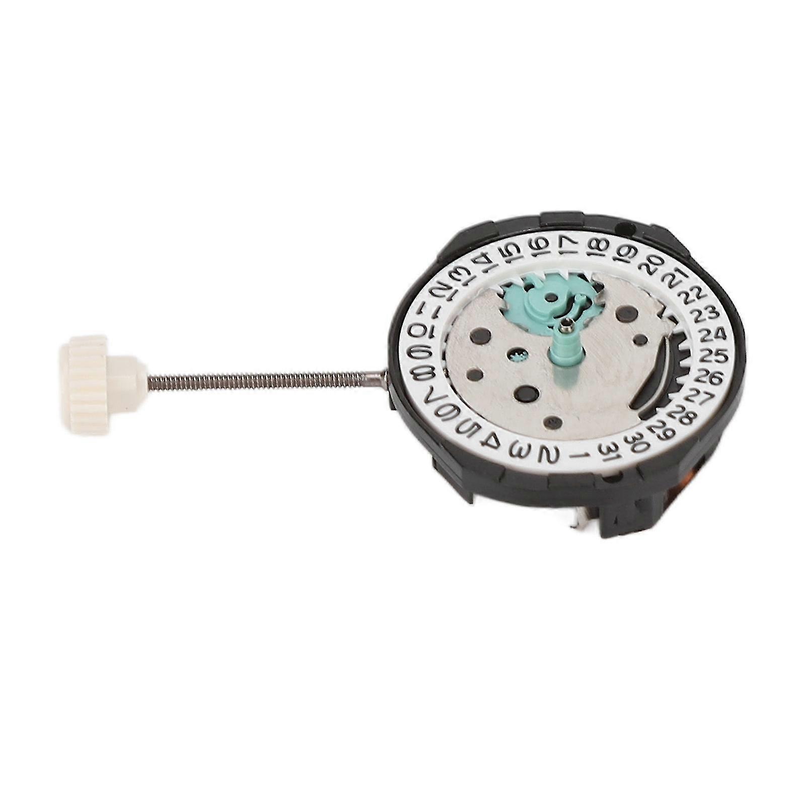 Alloy SL25 Quartz Movement Replacement Parts Accessory for Watchmaker with Date at 6, Compatible with Various Watch Brands and Models