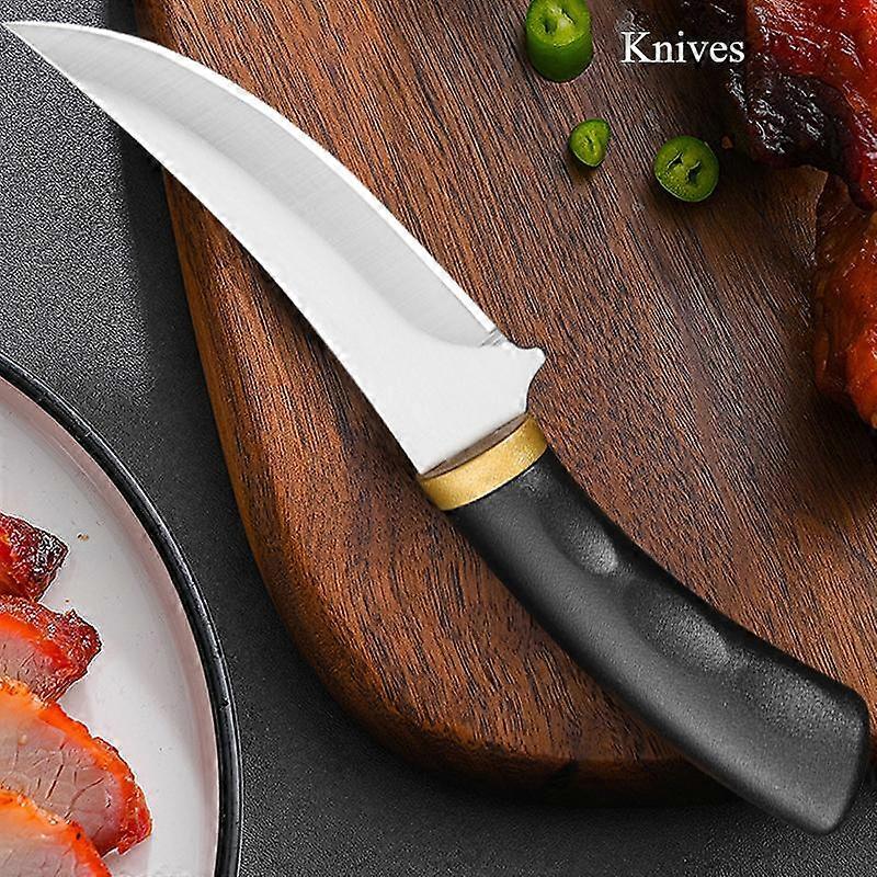1pc Fruit Knife Household Portable Small Knife BBQ Cleaver Multifunctional Peeler Sharp Slicer
