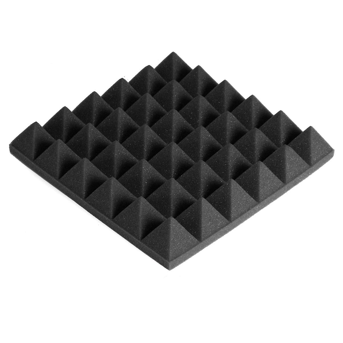24Pcs 300x300x50mm Soundproofing Foam Studio Acoustic Foam Soundproof Absorption Treatment Panel Tile Polyurethane Foam