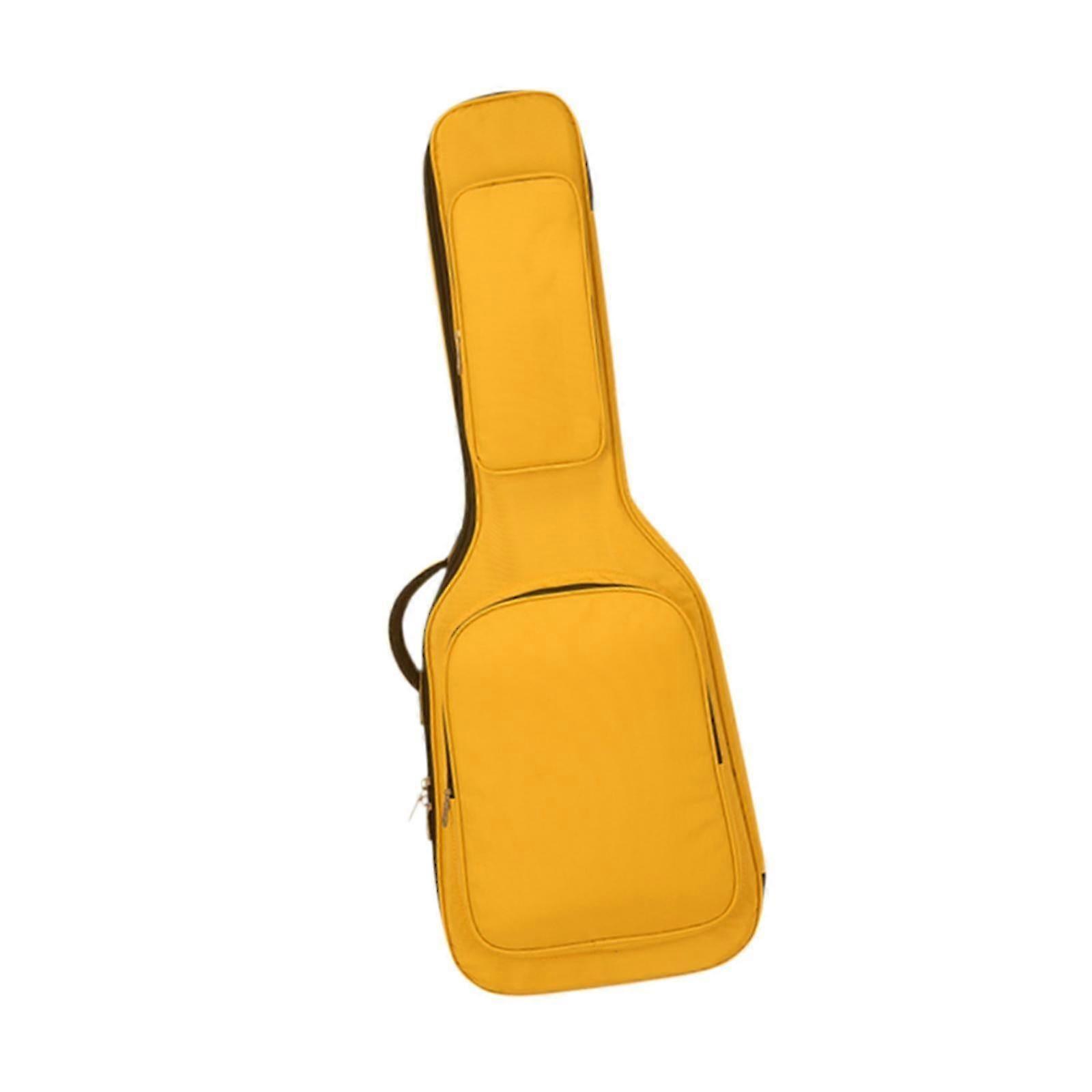 (Gul) Elgitarr Väska Handväska Gitarr Ryggsäck För Klassisk Gitarr Basgitarr Lila