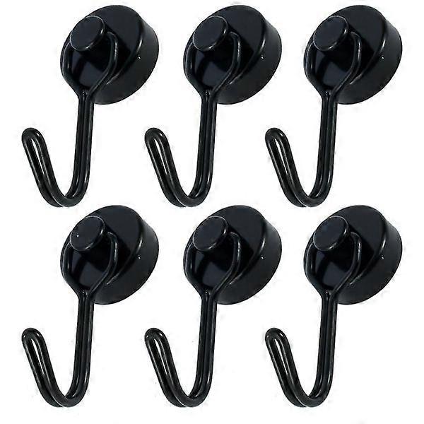 6-pack Magnetic Hooks, Strong Magnet Hangers