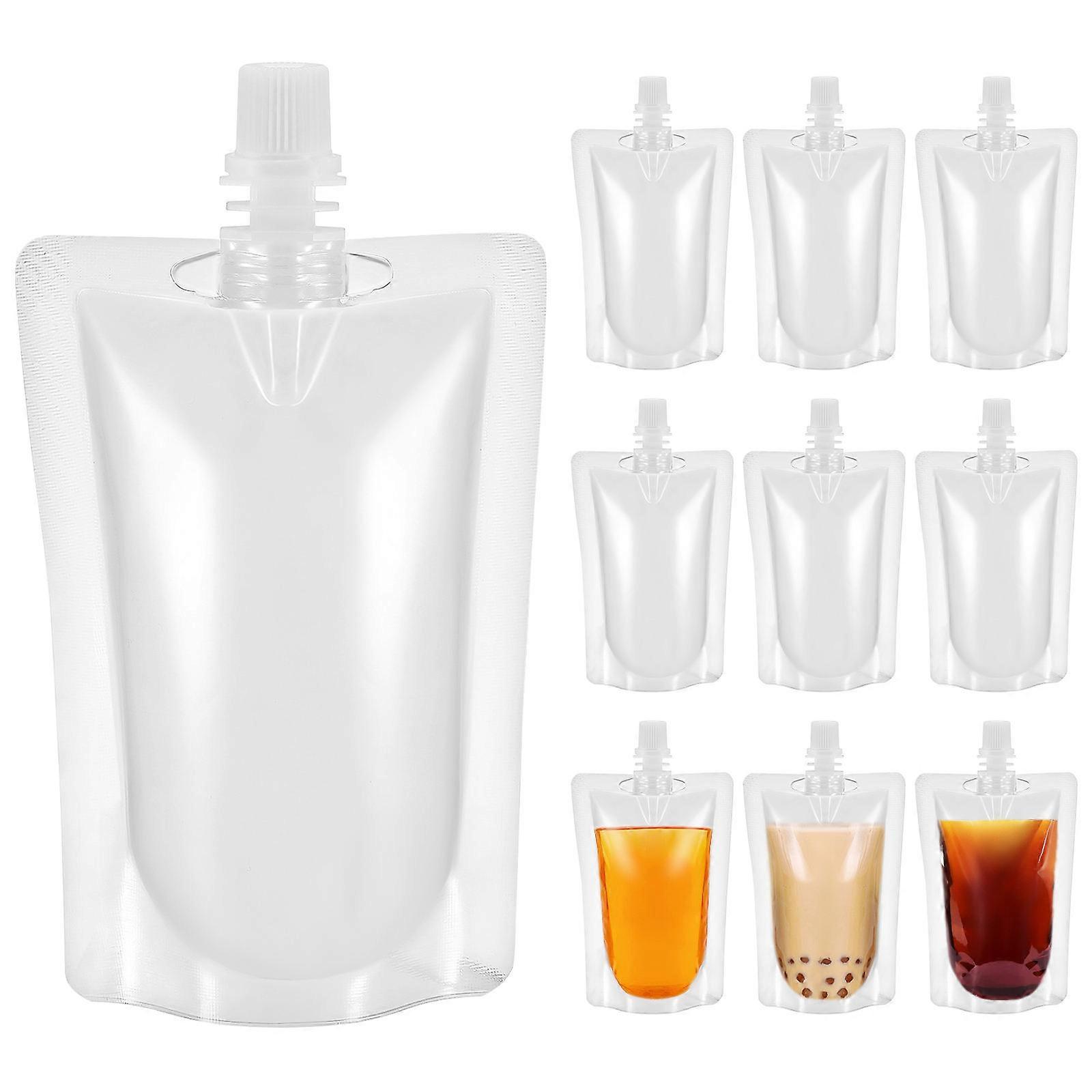 Clear Beverage Pouches, Multi-Purpose Containers for Everyday Use