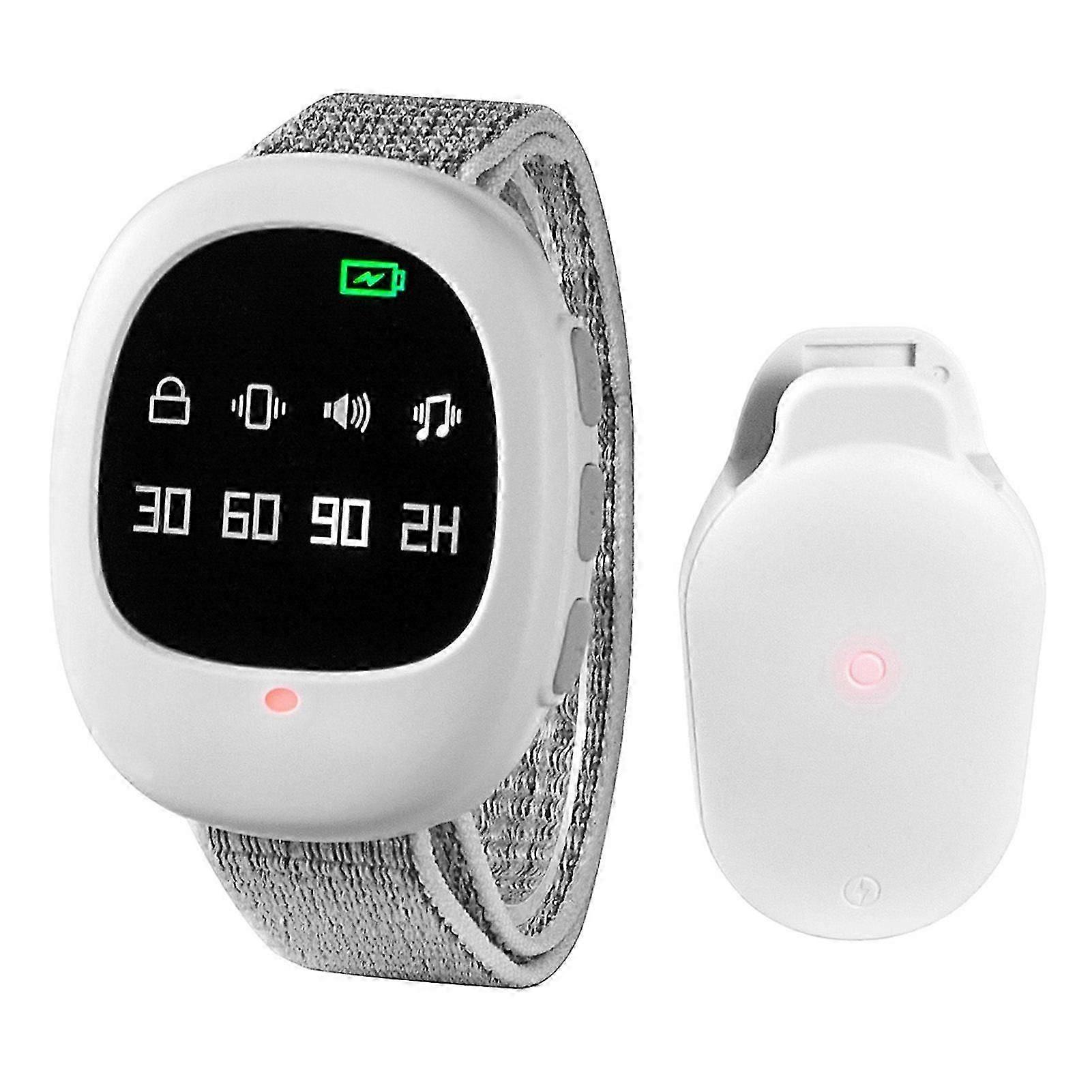Potty Training Watch for Kids Elderly 2 in 1 Wireless Bedwetting Alarm with Customized Timer Sound Vibration