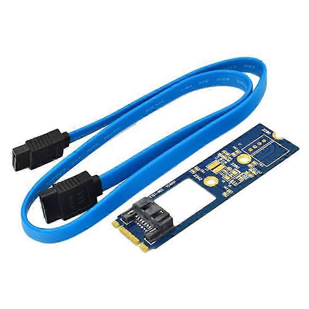 M2 SATA Adapter Convert Card B-M KEY M.2 NGFF SATA SSD to 7Pin Adapter Board Card Support 2242 2260 Edition 0620