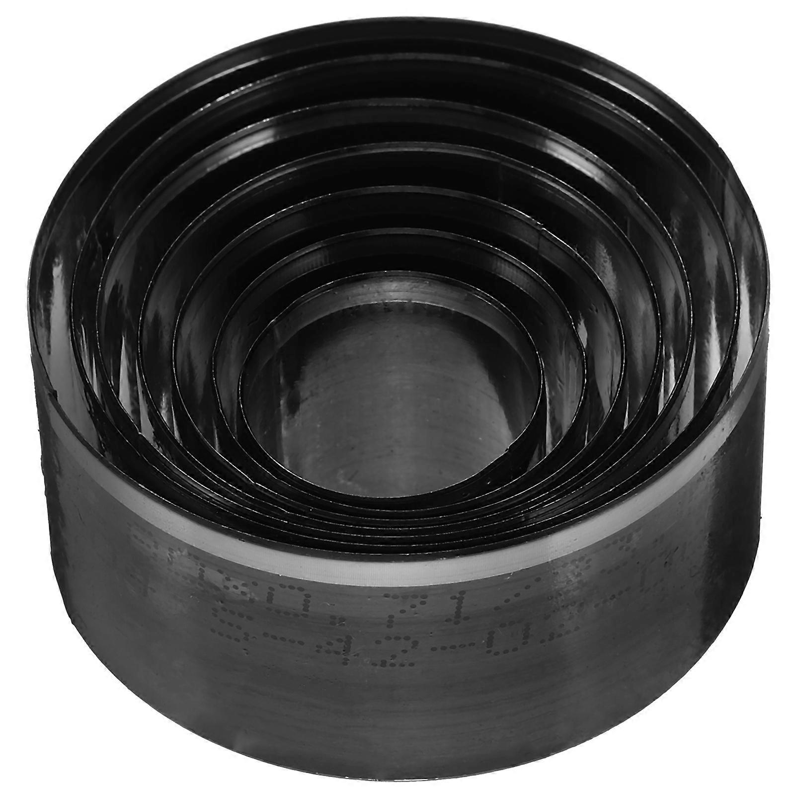 Circular Punch Leather For Crafts Black 20mm Punching 7Pcs