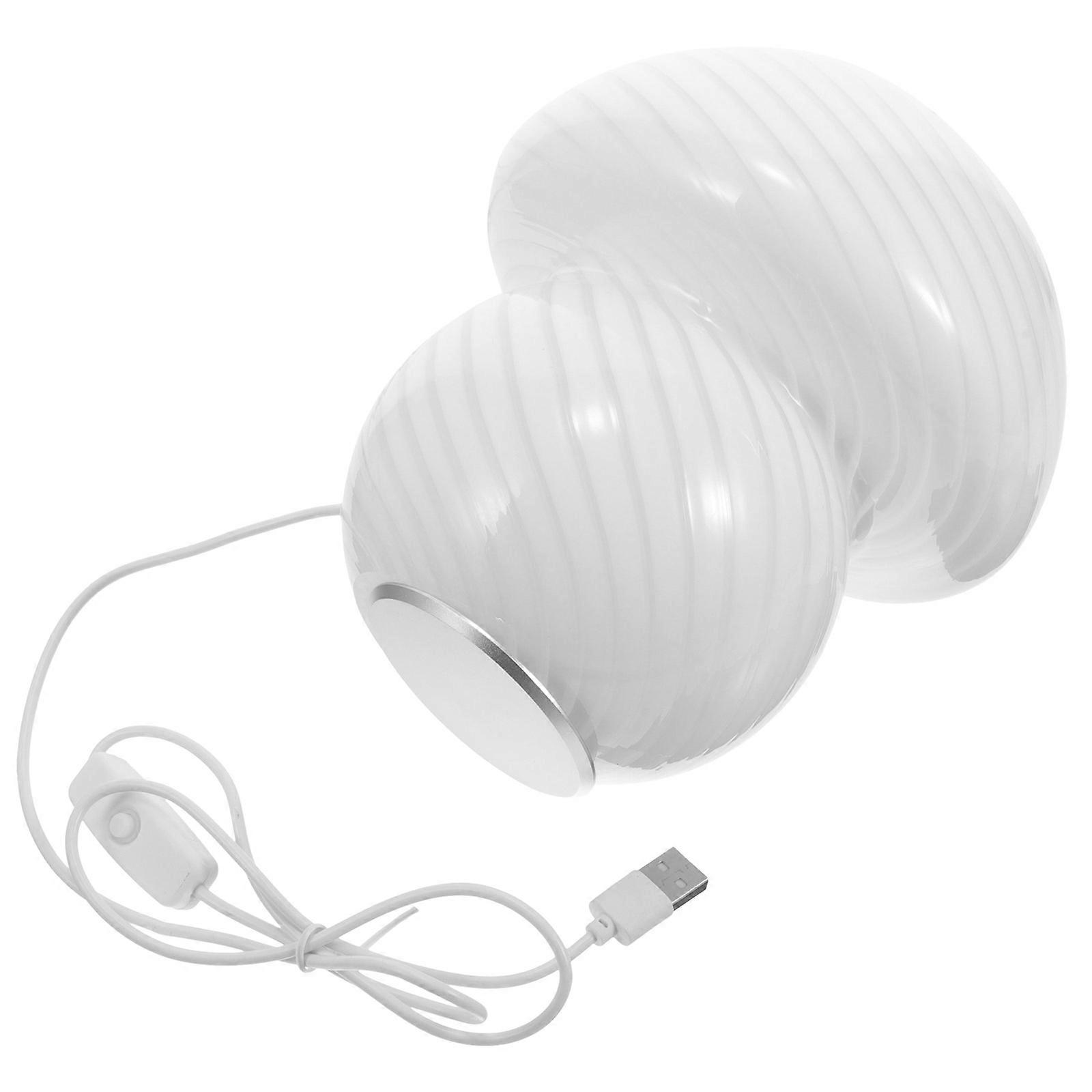 Bedside Lamp Mushroom Night Light Warm Table Decor Enthusiasts 1Pcs