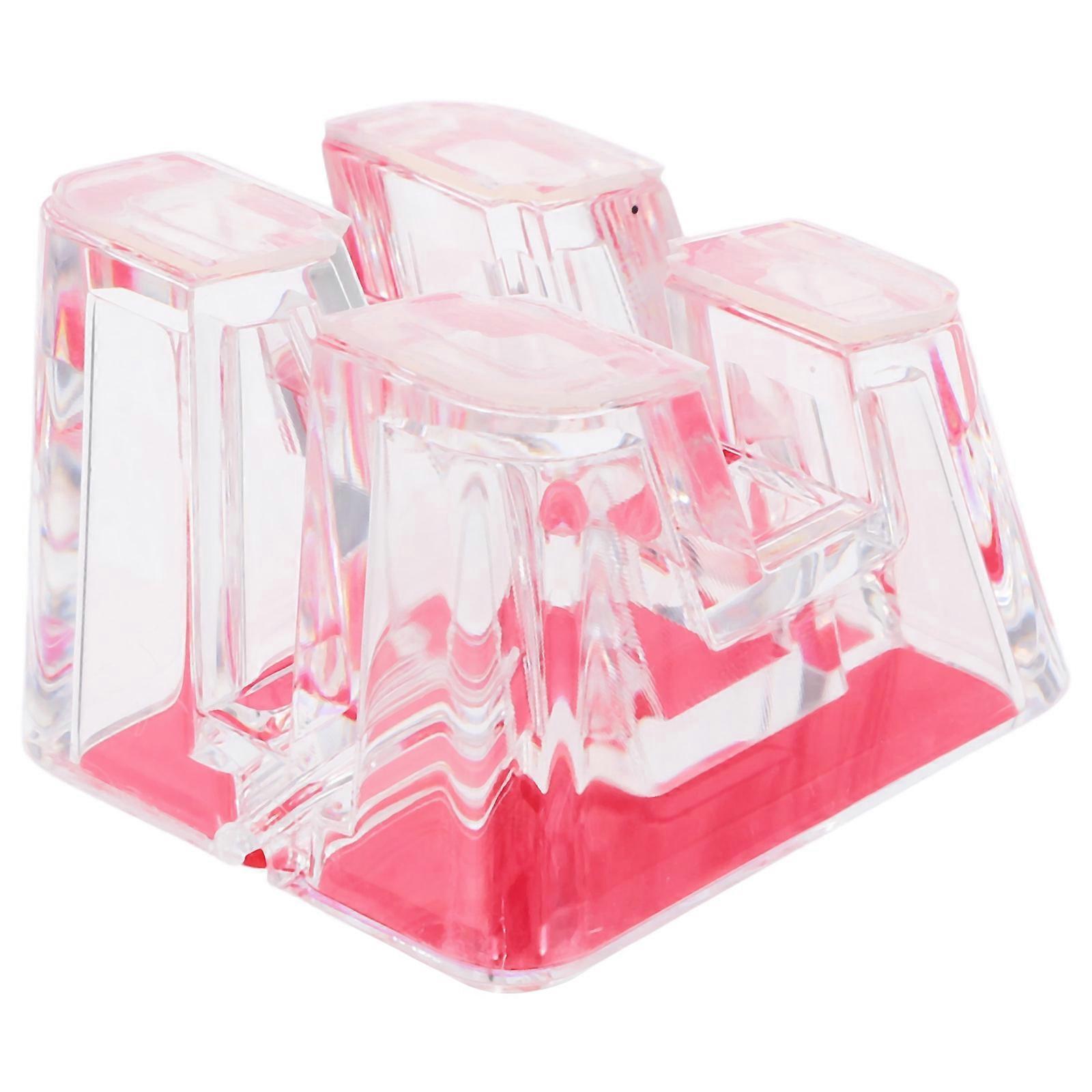 Phone Stand Desk Acrylic Cell Phone Holder Transparent Vertical Tray Base Antitheft Display Stand 1Pack