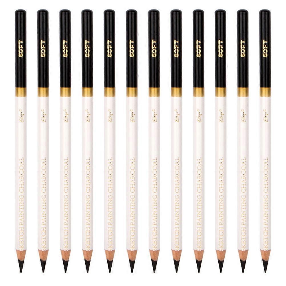 Pencils For Sketching Artists Pencils For Sketching Professional Painters 17.5X0.8cm Multi Color Cylindrical Shape 12Pack