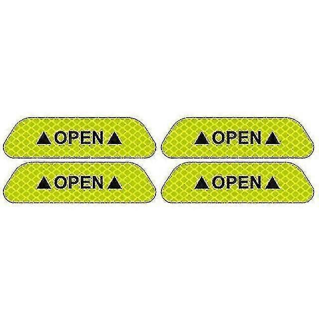 4 قطع / مجموعة سيارة شرائط عاكسة ملصقات تحذير لتويوتا كورولا ياريس أوريس كريس كامري بريوس راف4