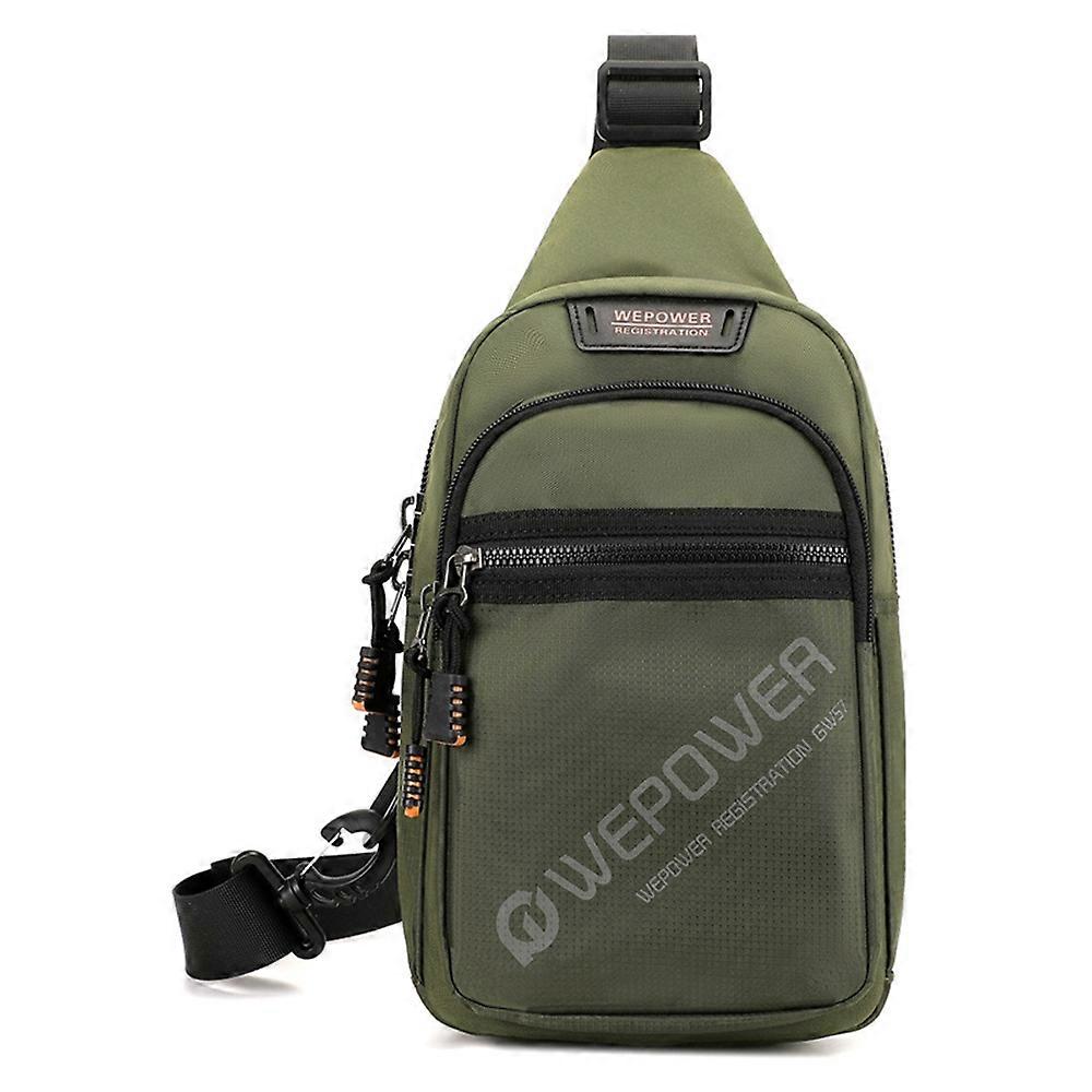 WEPOWER 2315 אנשי עסקים מזדמנים תיק חזה נסיעות ספורט ניילון כתף אחת תיק Crossbody