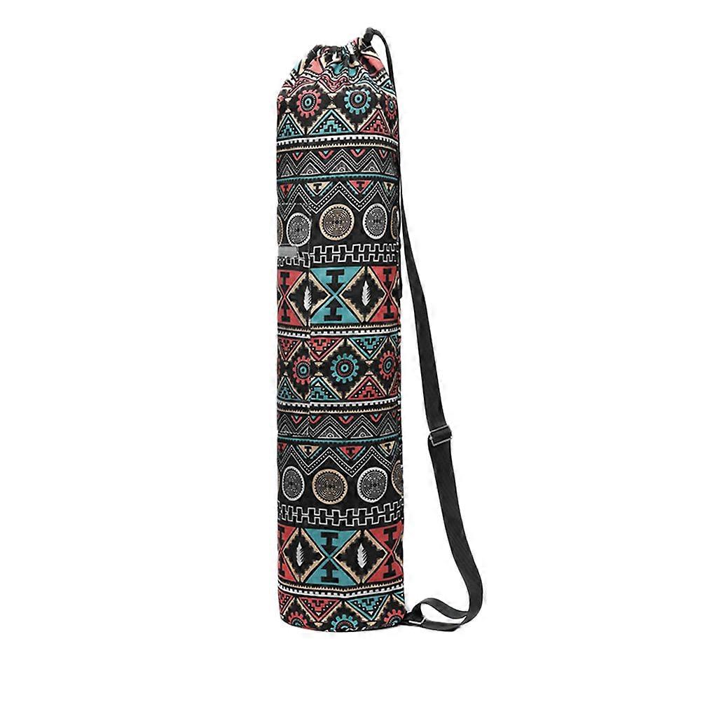 Yoga Mat Sling Yoga Mat Carry Bag For Gym And Yoga Training Room Multi 75 X 16 X 16 Cm Storage For Yoga Mat Adjustable Shoulder Strap 1Set