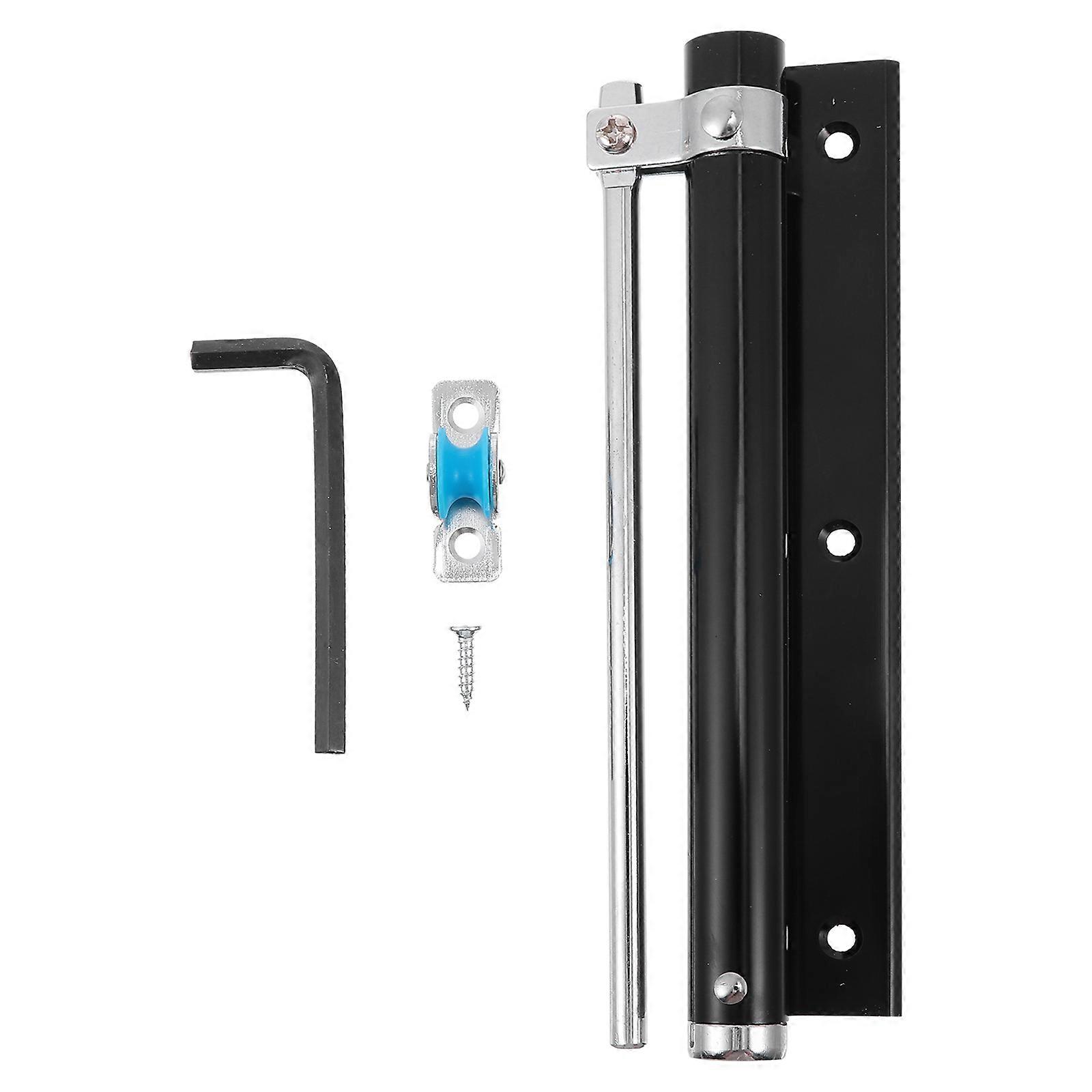 Door Closer Residential Heavy Duty Automatic Door Closer for Home Use Black 18.5X5CM Automatic Closing 1Set