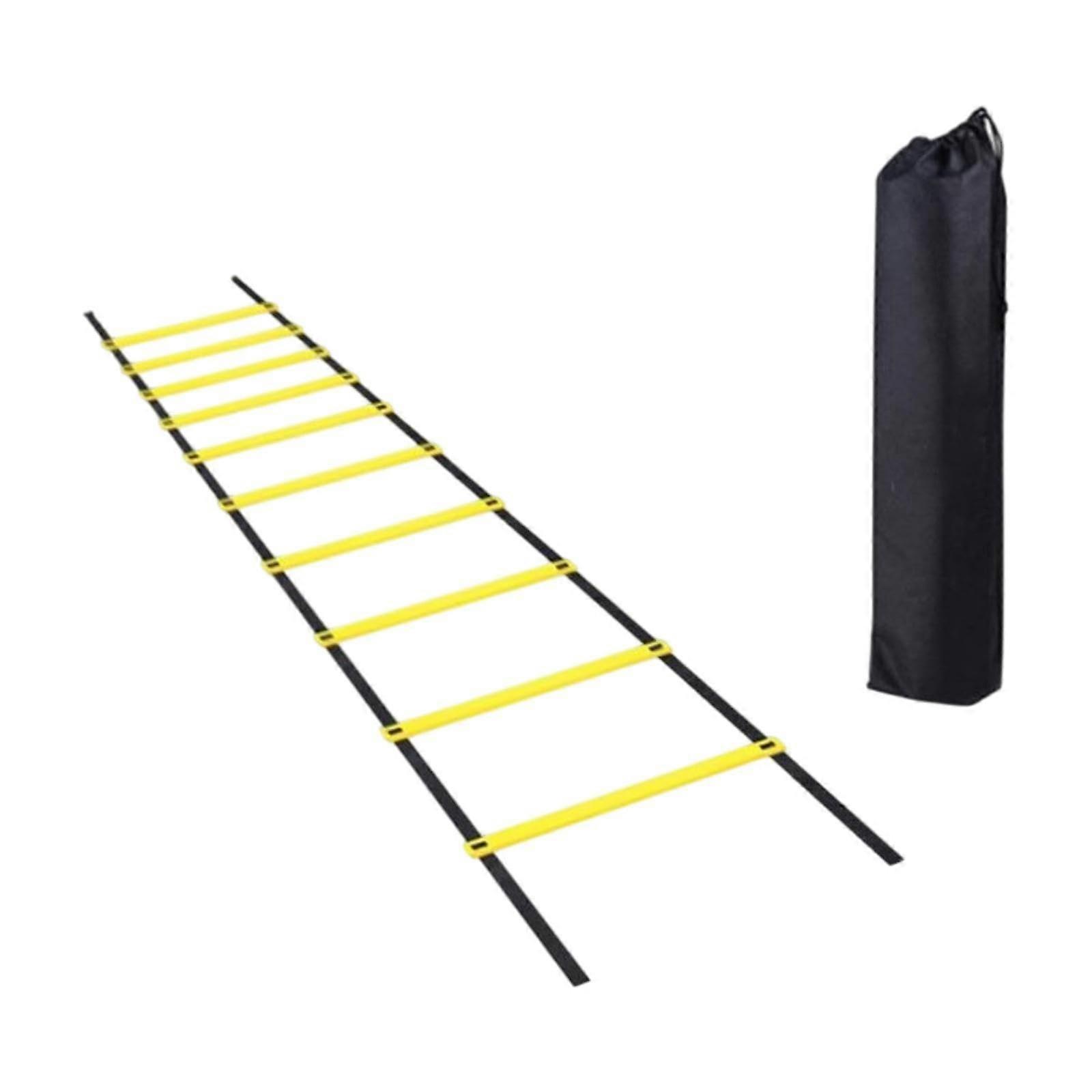 Agility Ladder Foldable Multipurpose Jump Obstacles Volleyball Balance Stairs Instant Reting Football Footwork Training Ref: 6312