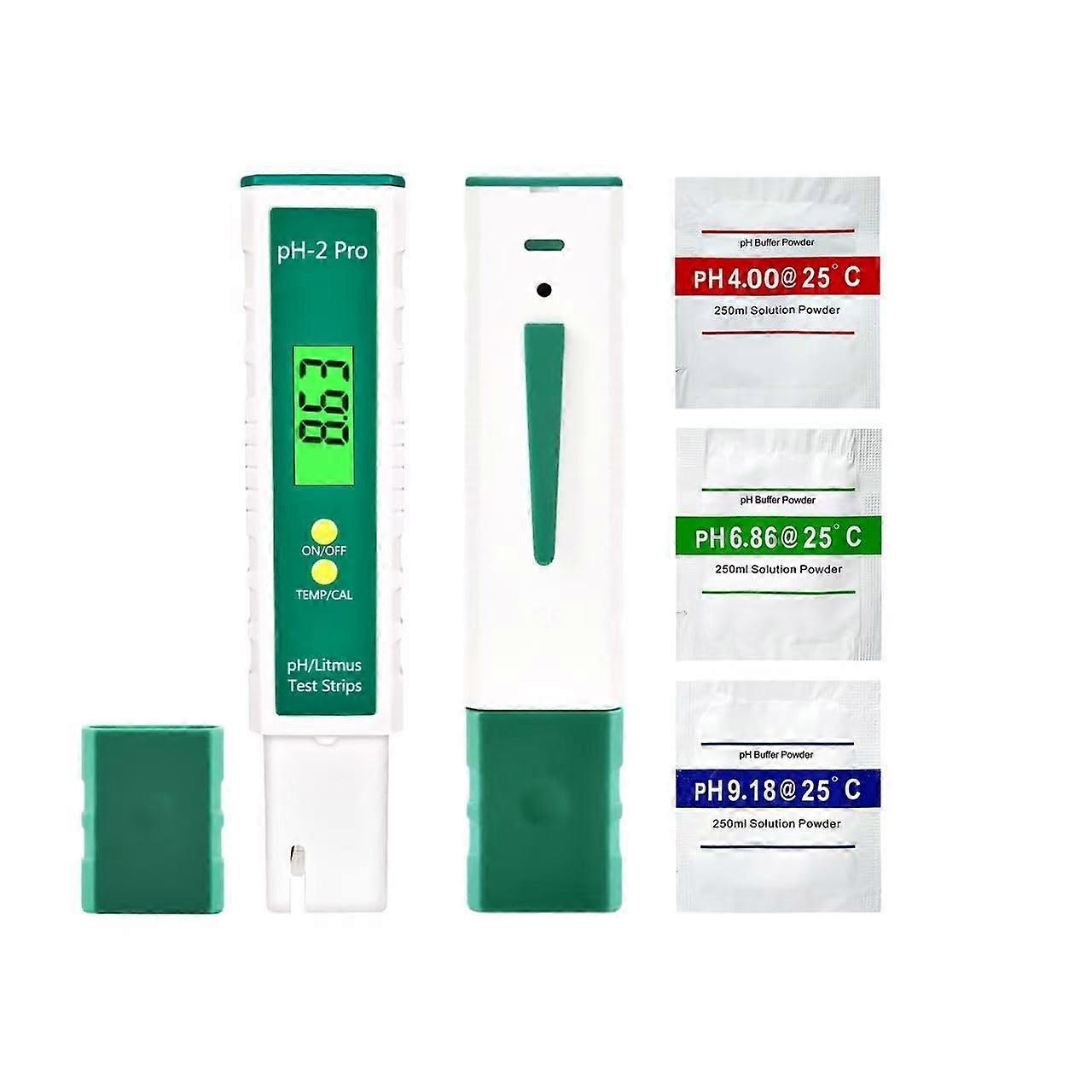 Digital PH Meter Test Strip Dual Check Function/Temperature