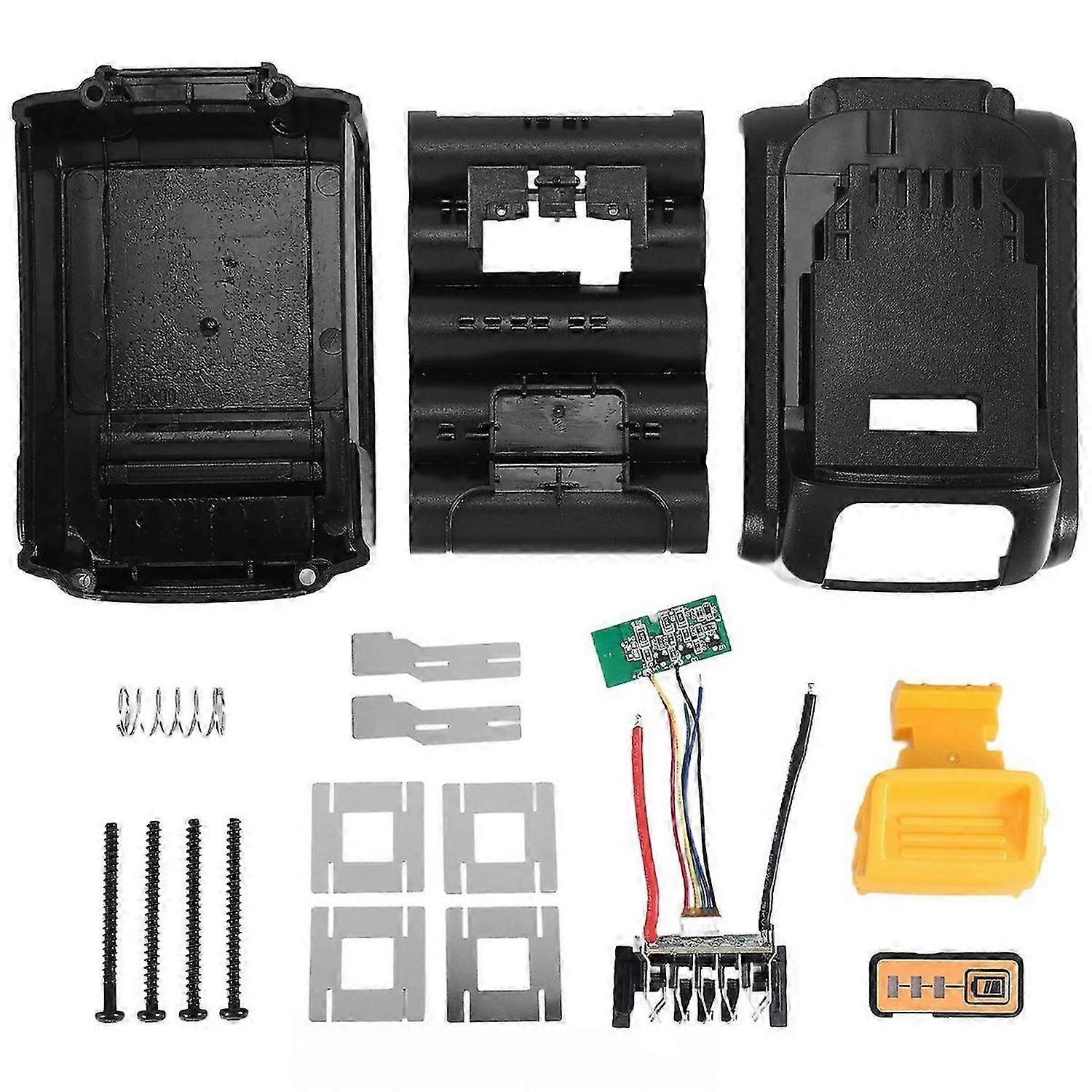 for Dewalt 10 Core 18V/20V Li-Ion Battery Replacement Plastic Case Kit Dcb180 Li-Ion Battery Shell (