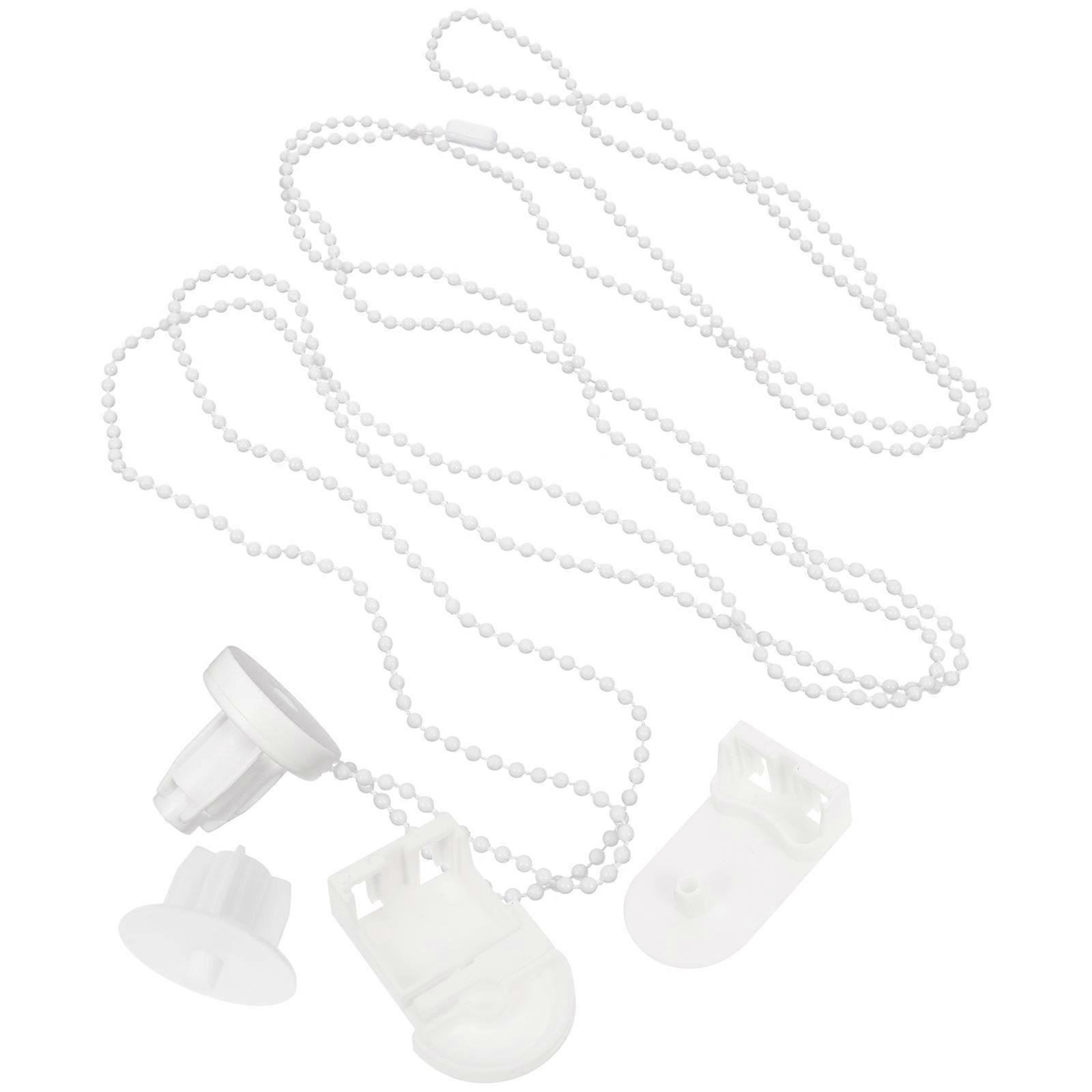 5pcs Roller Blind Fittings Set – Clutch, Bracket, Beaded Chain & Accessories for Shade Installation at Home or Office