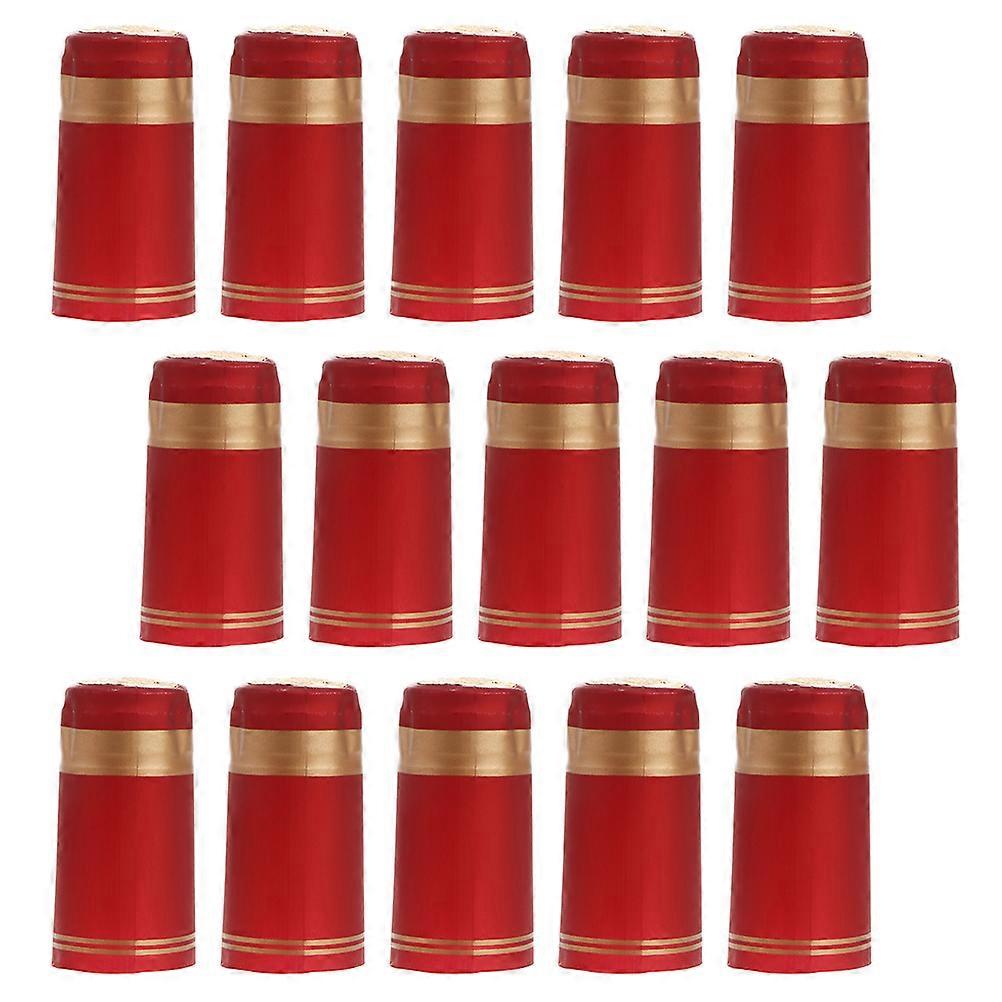 Bottle Heat Shrink Sleeves PVC Shrink Capsules For Bottle Sealing Decoration 150Pack