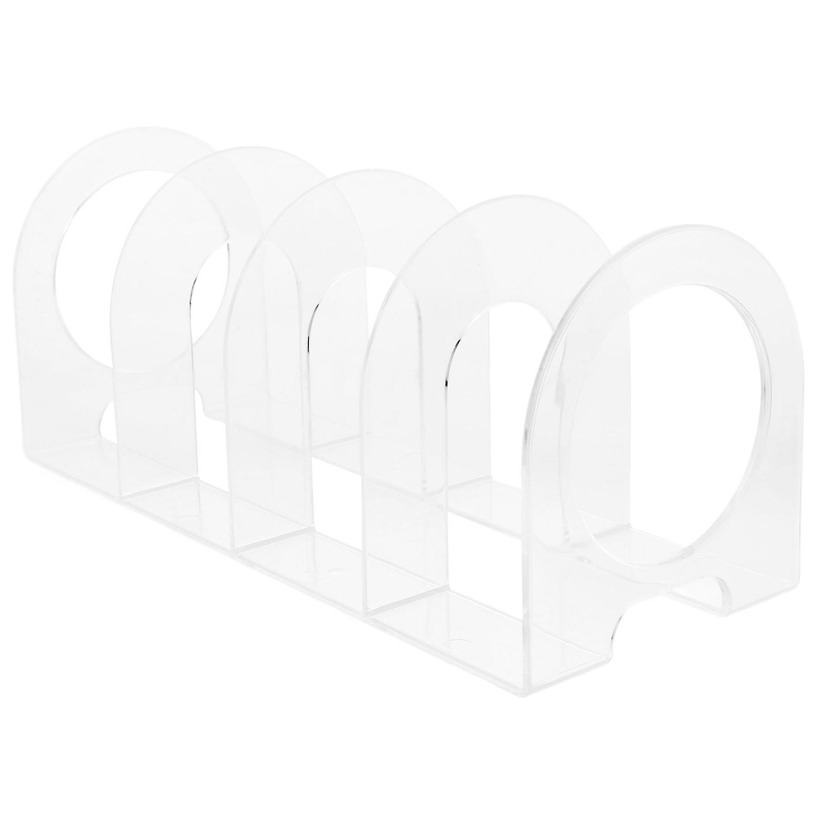 Decorative Book Holder Multi-function Book Organizer Delicate Bookend Display Stand School Storage Rack Document Organizer