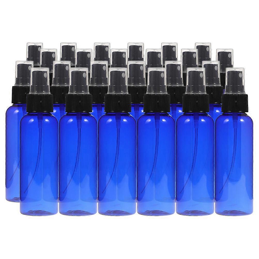 Refillable Spray Bottles 24Pcs Blue Pet Fine Mist Application for Storage Use