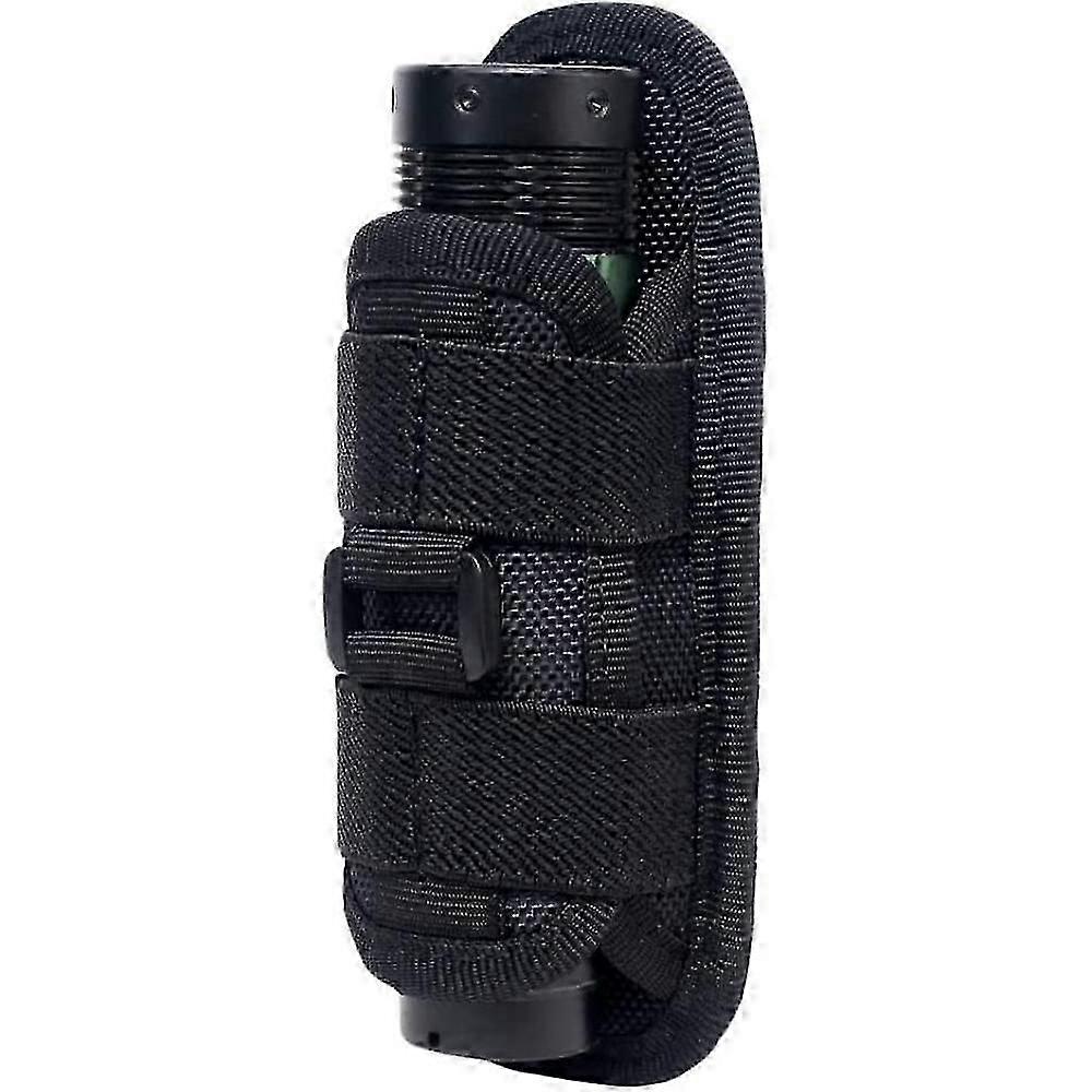 Tactical 360 Degree Rotating Flashlight Holster Torch Holster Belt Pouch Portable Torch Holder Hunting Lighting Accessories, Torch Holster AHT/