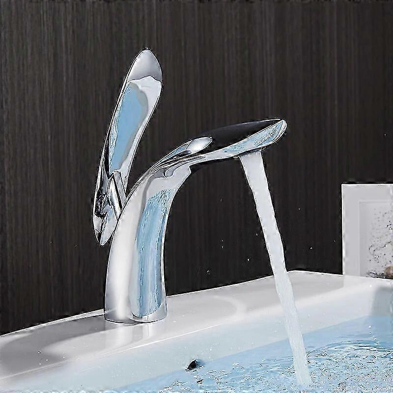 Robinet de lavabo en cuivre de style nordique Léger Luxe Simple Design créatif