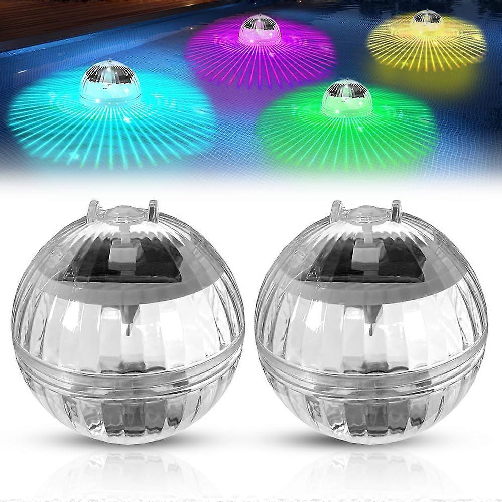 Solar Floating Pool Light, IP65 for Pool, Pond, Fountain 7 Colours