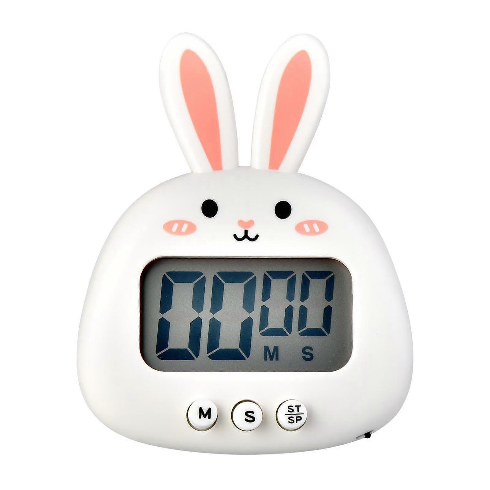 2025 Latest Model  Digital Kitchen Timer Cute Bunny Magnetic Precise Easy