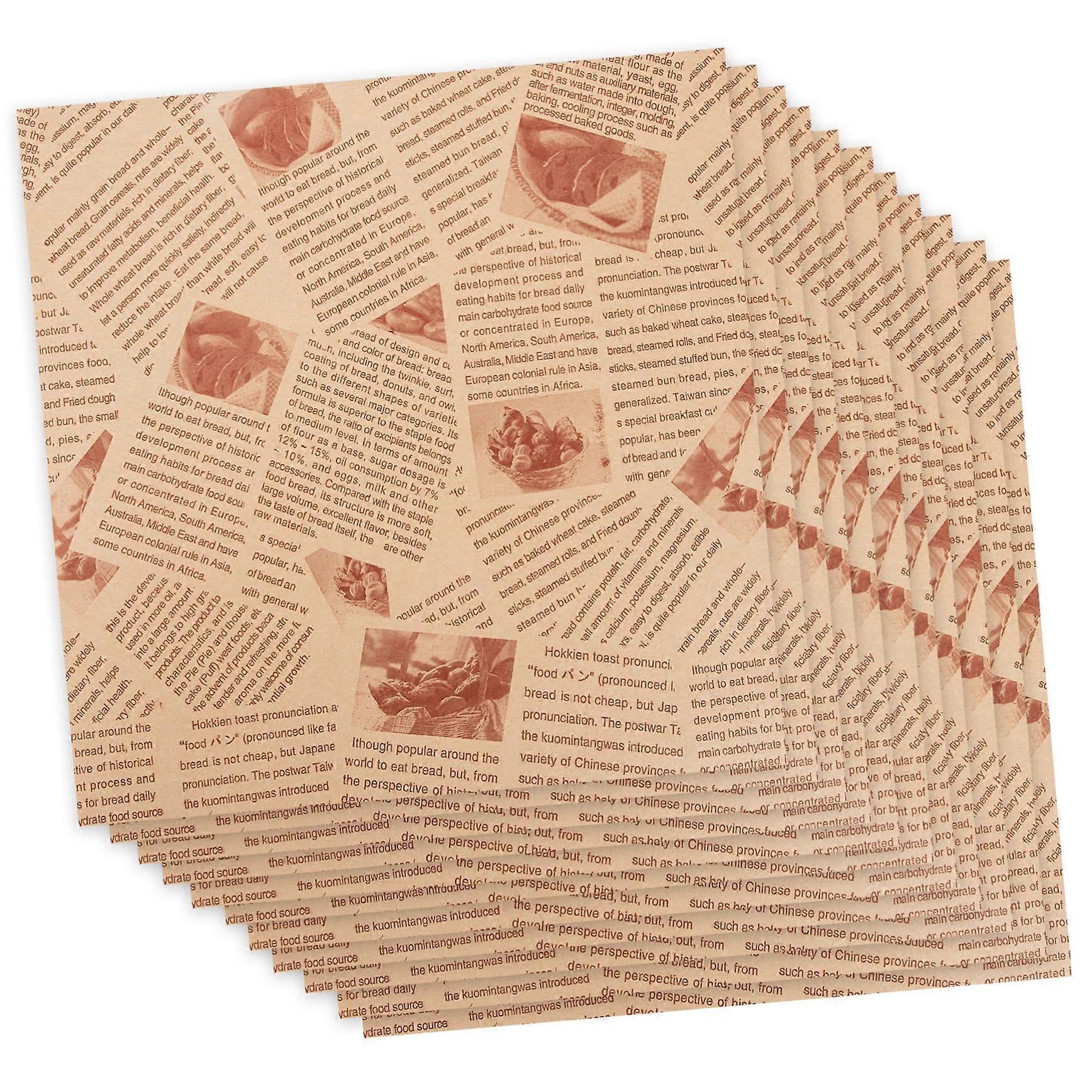 Oilproof Paper Bowl Kitchen Paper Wrapper Bread Cheese Packaging Parchment Paper