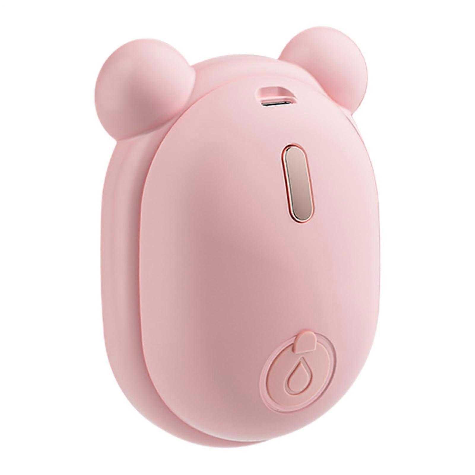 Cat Steam Brush - Rechargeable Steam Care Comb with Dual Tines for Long-Haired Cats, Anti-Static, Portable, Pink