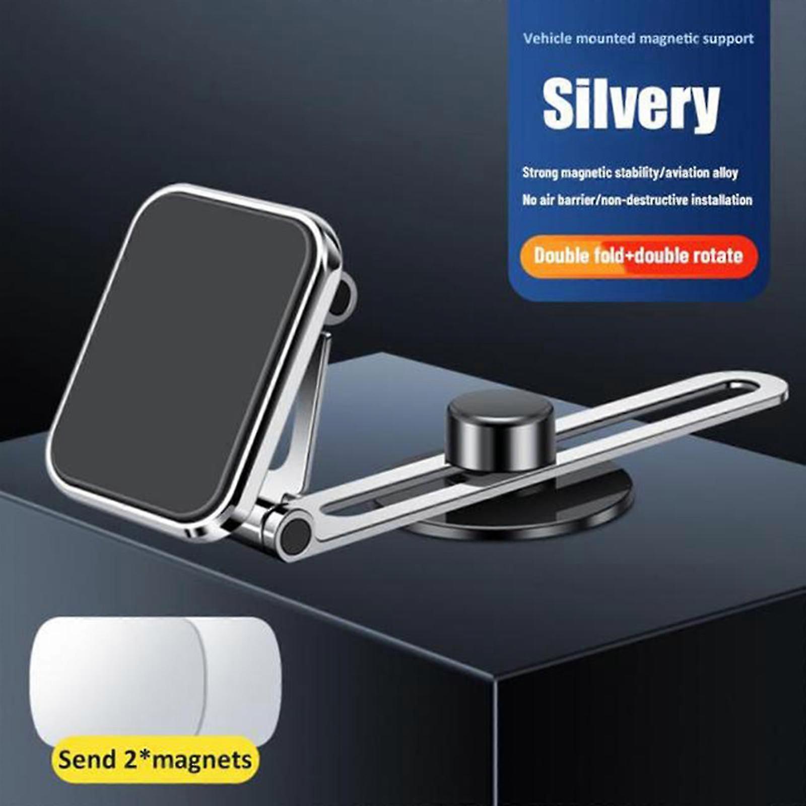 Magnetic Phone Holder for Car Universal Folding Car Dashboard Windshield iPhone Holder Mount Strong Magnet 360 Rotation