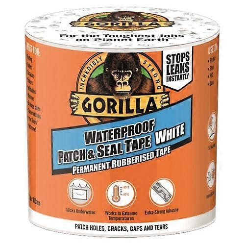 Gorilla Waterproof Patch & Seal Tape White 100mm x 3m