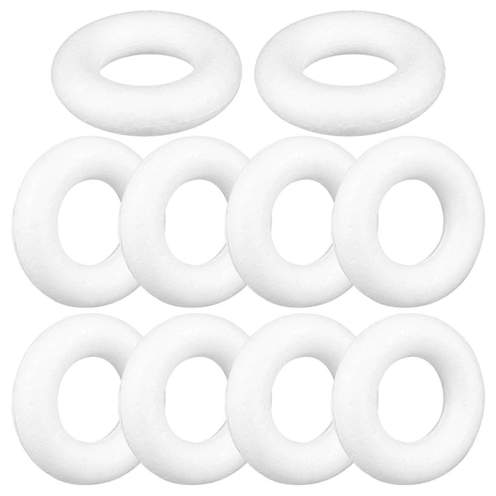 10pcs Blank Craft Foam Circles for DIY Projects, Kindergarten Crafts, Painting & Party Decorations – Safe, Durable & Creative Fun
