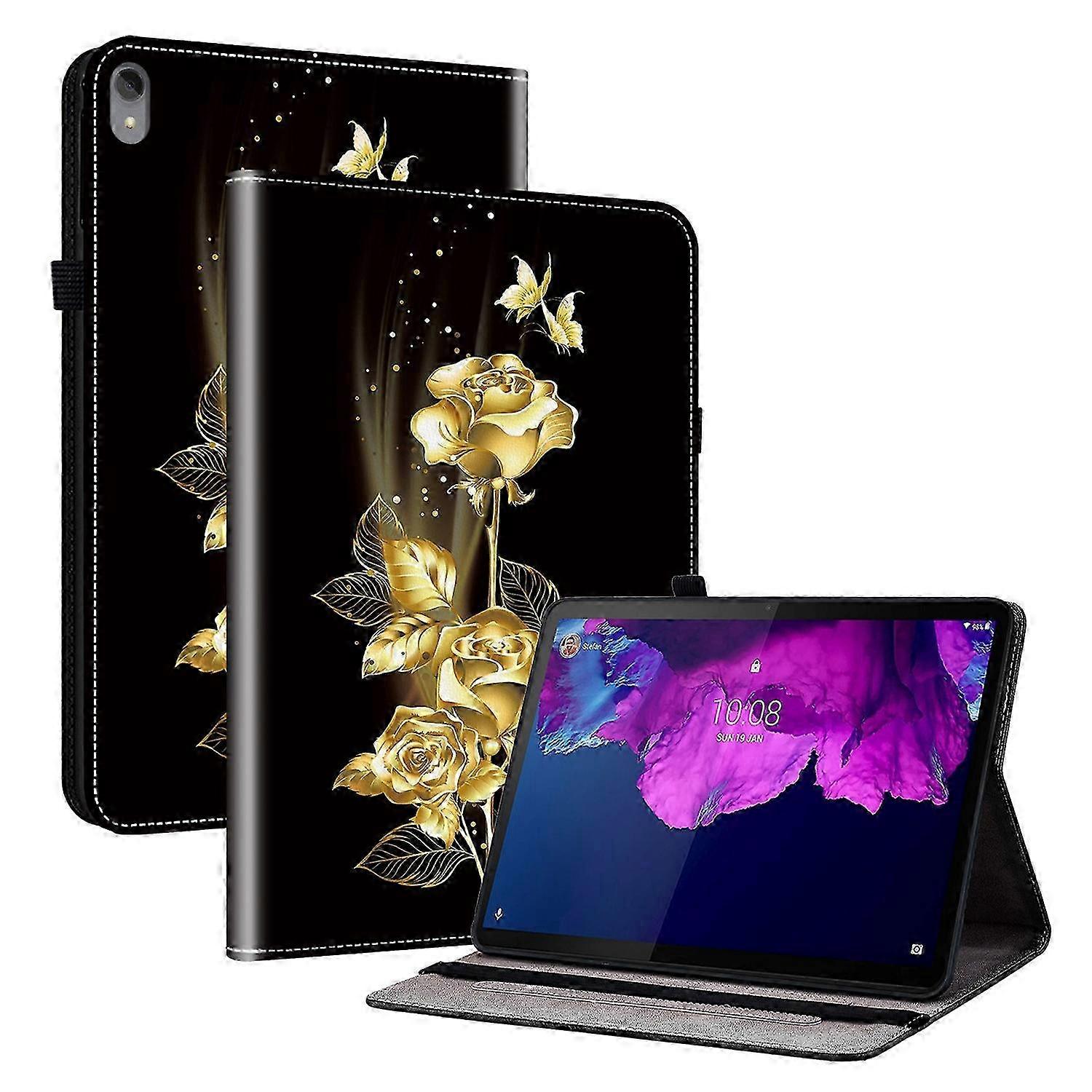 Case for Tablet with Stand, PU Leather Pattern Printed, Compatible with Lenovo Tab P11