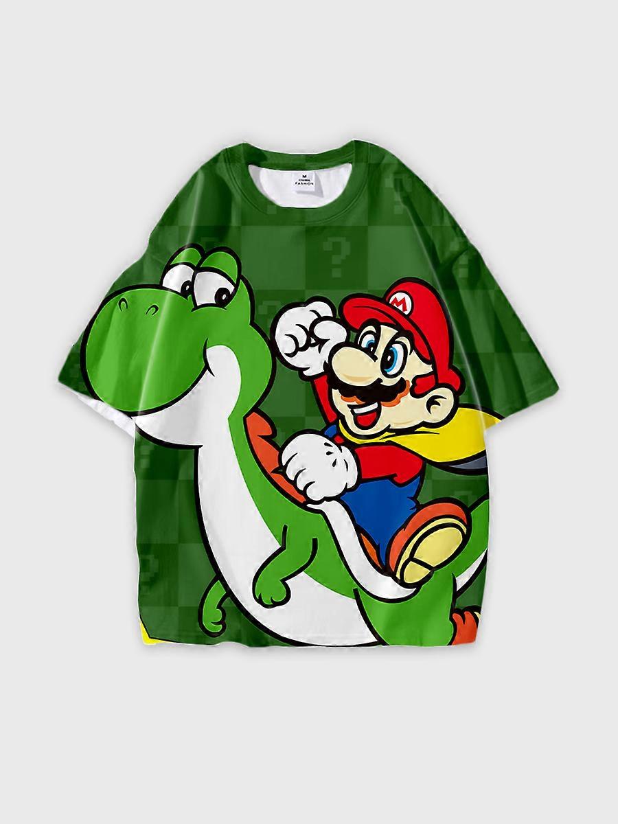 T-shirt round neck Pattern loose short sleeve JW1516