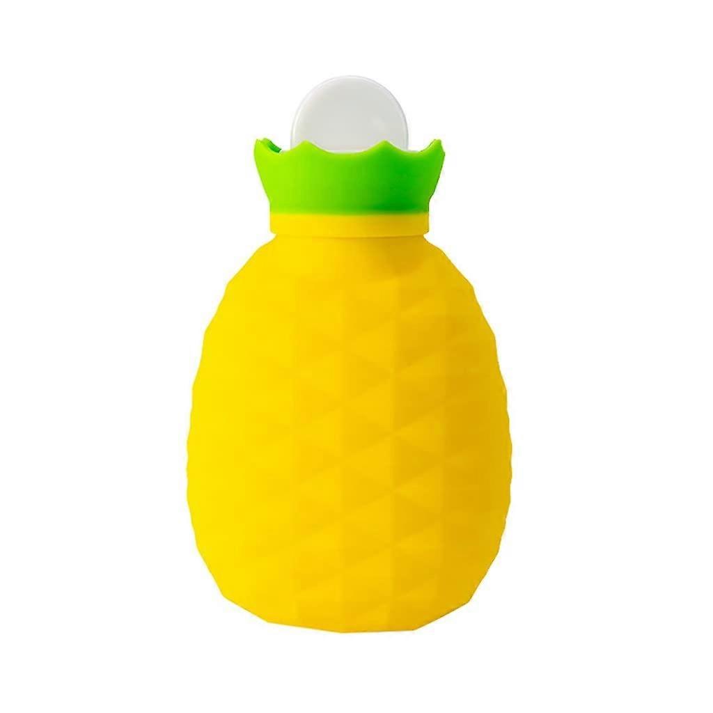 Pineappleshaped silicone hand warmer for a cozy winter: Hot water bottle – Heat and ice pack (Color: C, Size: One size)