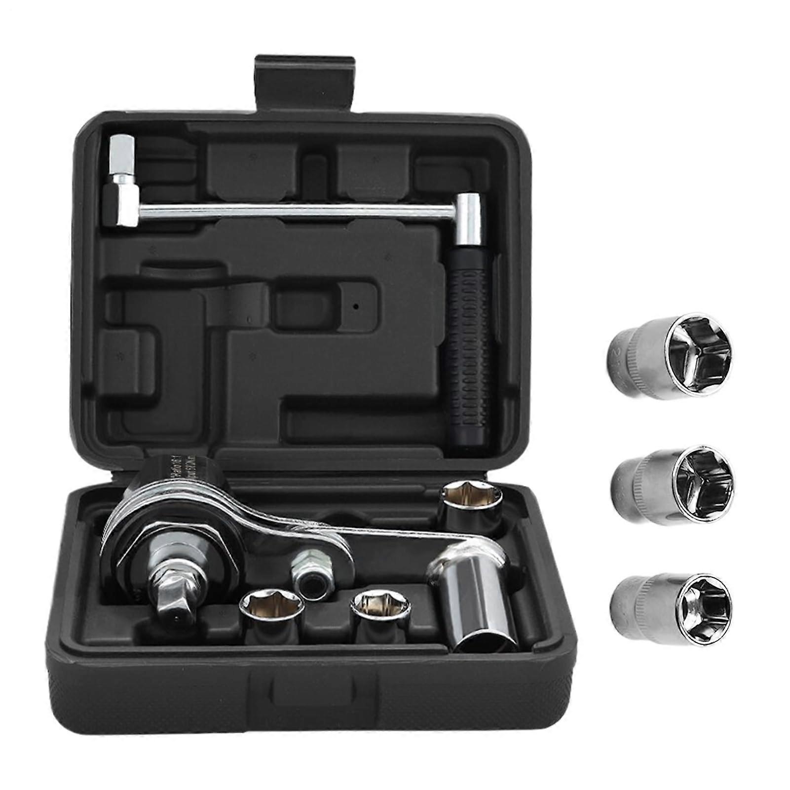 Robust Torque Multiplier Key Set - Heavy-Duty Kit With Socket Adapters And Wheel Nut Remover For Trucks And Motorhomes
