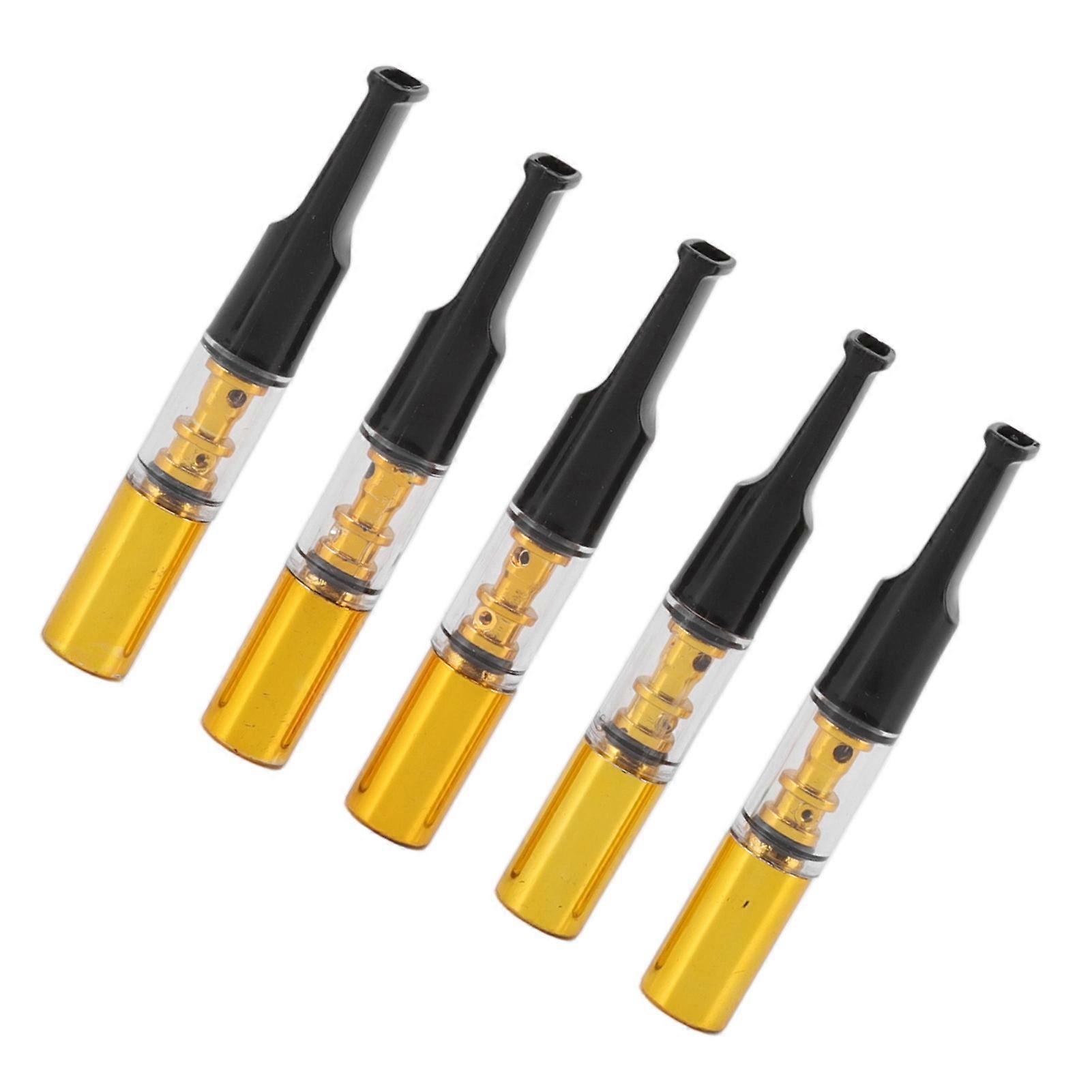 5pcs Filter Cigarette Holder Portable Reusable Smoke Tar Filter Cigarette Holder for Men