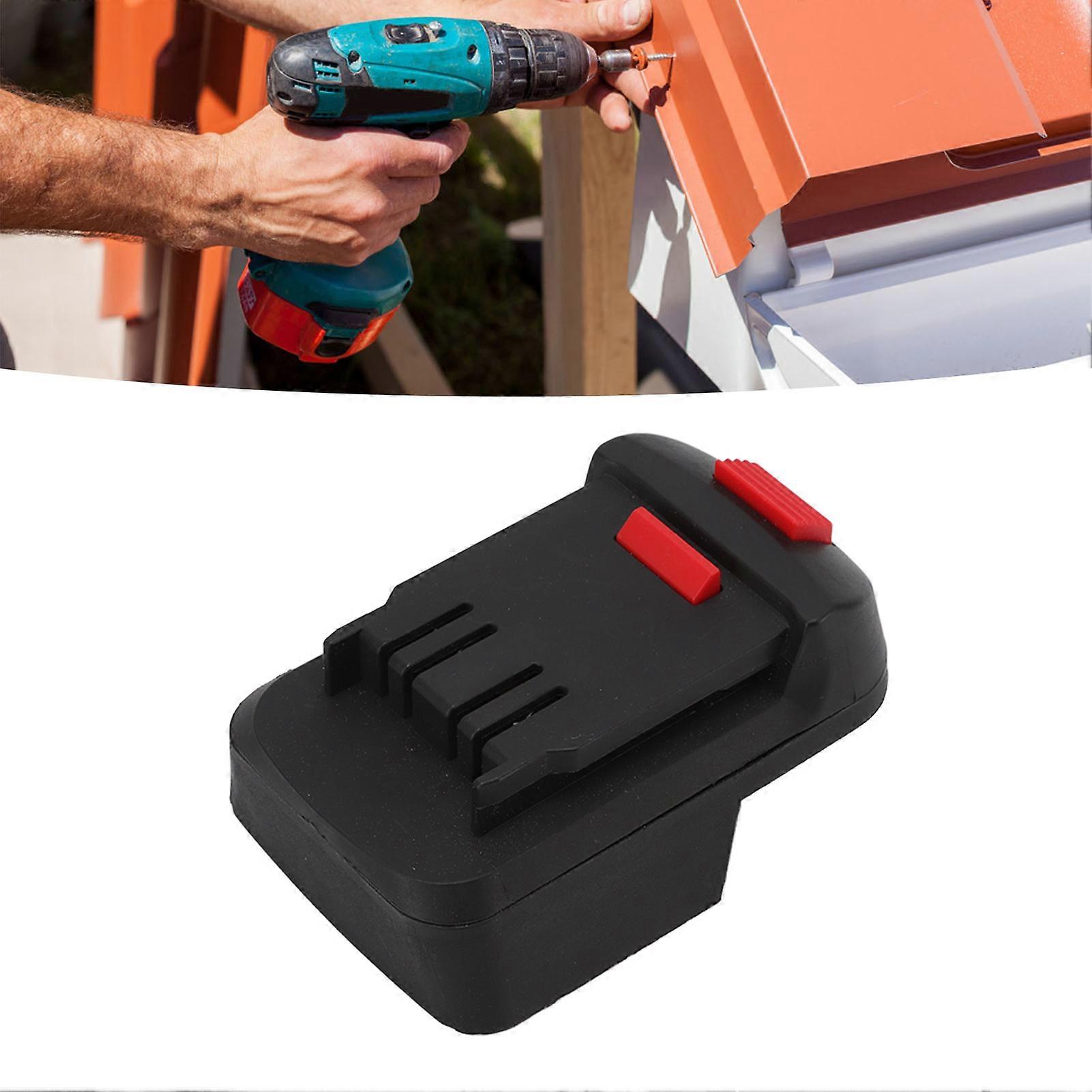 Electric Tool Battery Adapter ABS Short Circuit Protection Woodworking Tool Battery Converter for WORX 