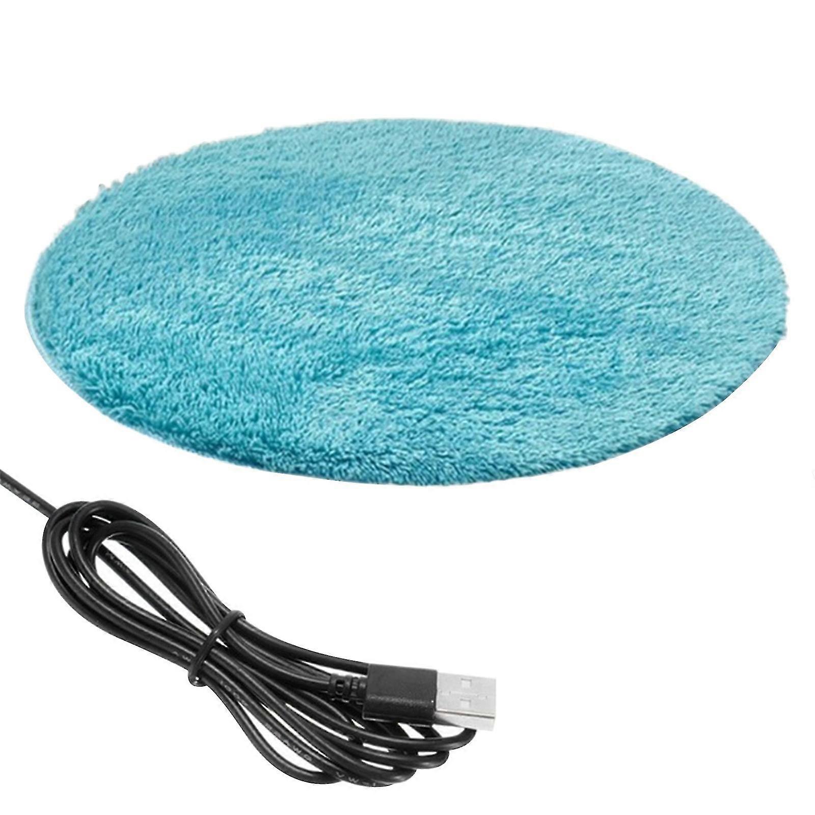 Round, Easy-to-Clean Pet Heating Pad with Temperature Control for Small Dogs and Cats